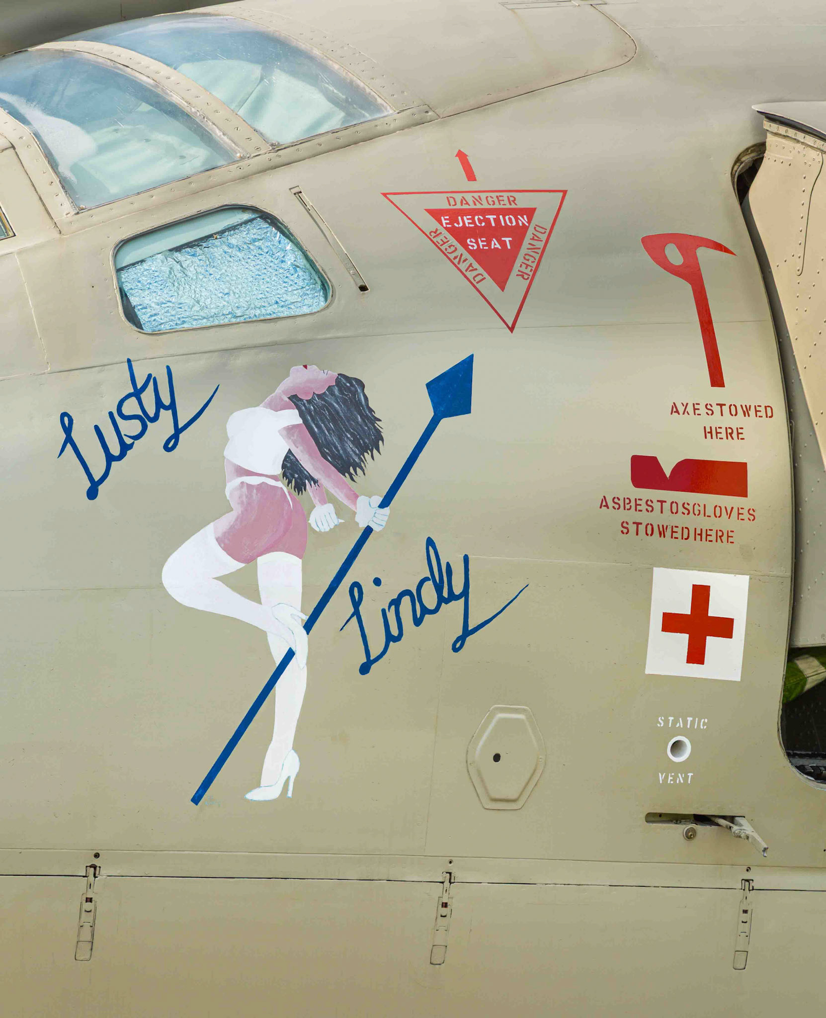 Lusty Lindy Plane by Handley Page - Elvington North Yorkshire UK