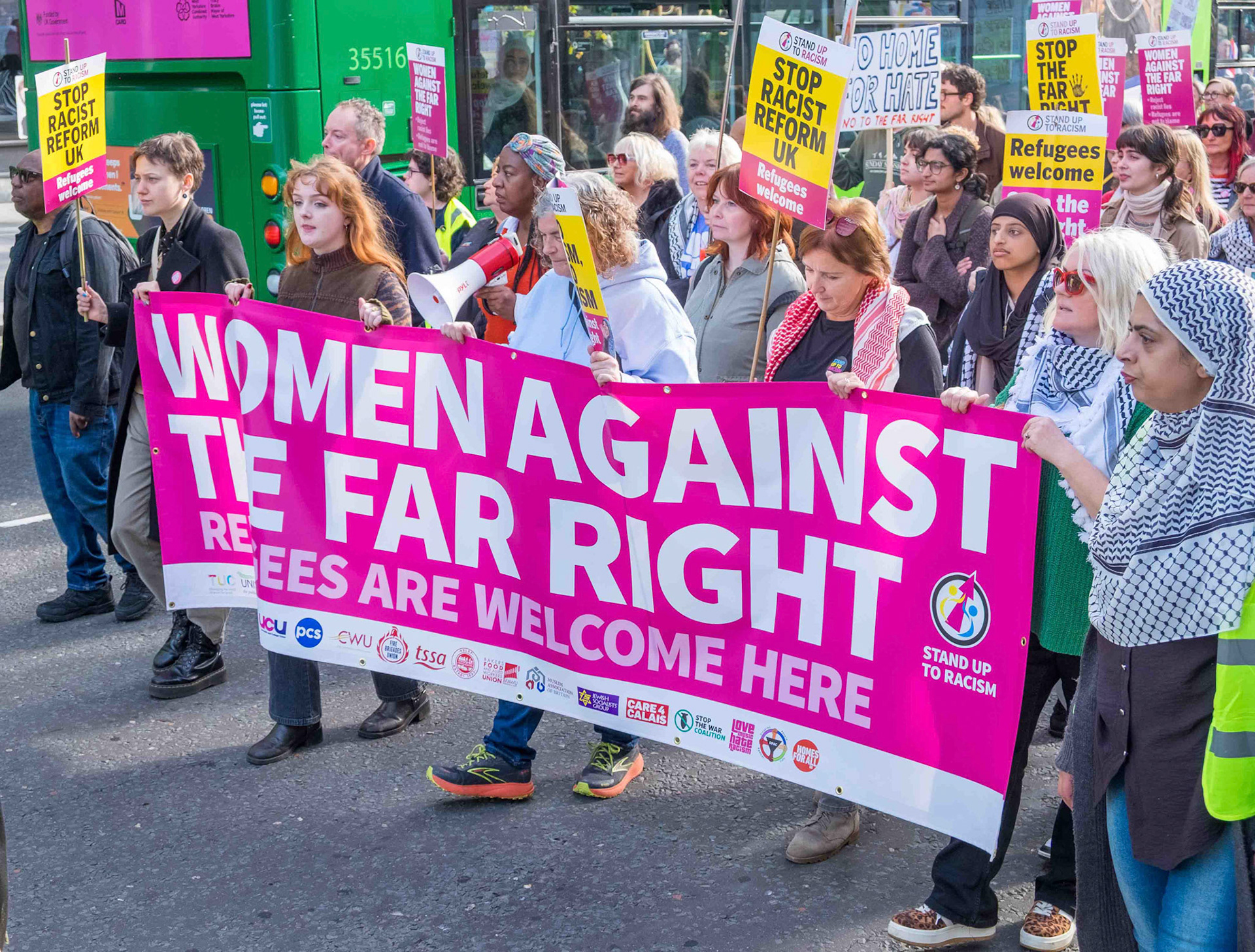 March Against Racism - Leeds UK 2025