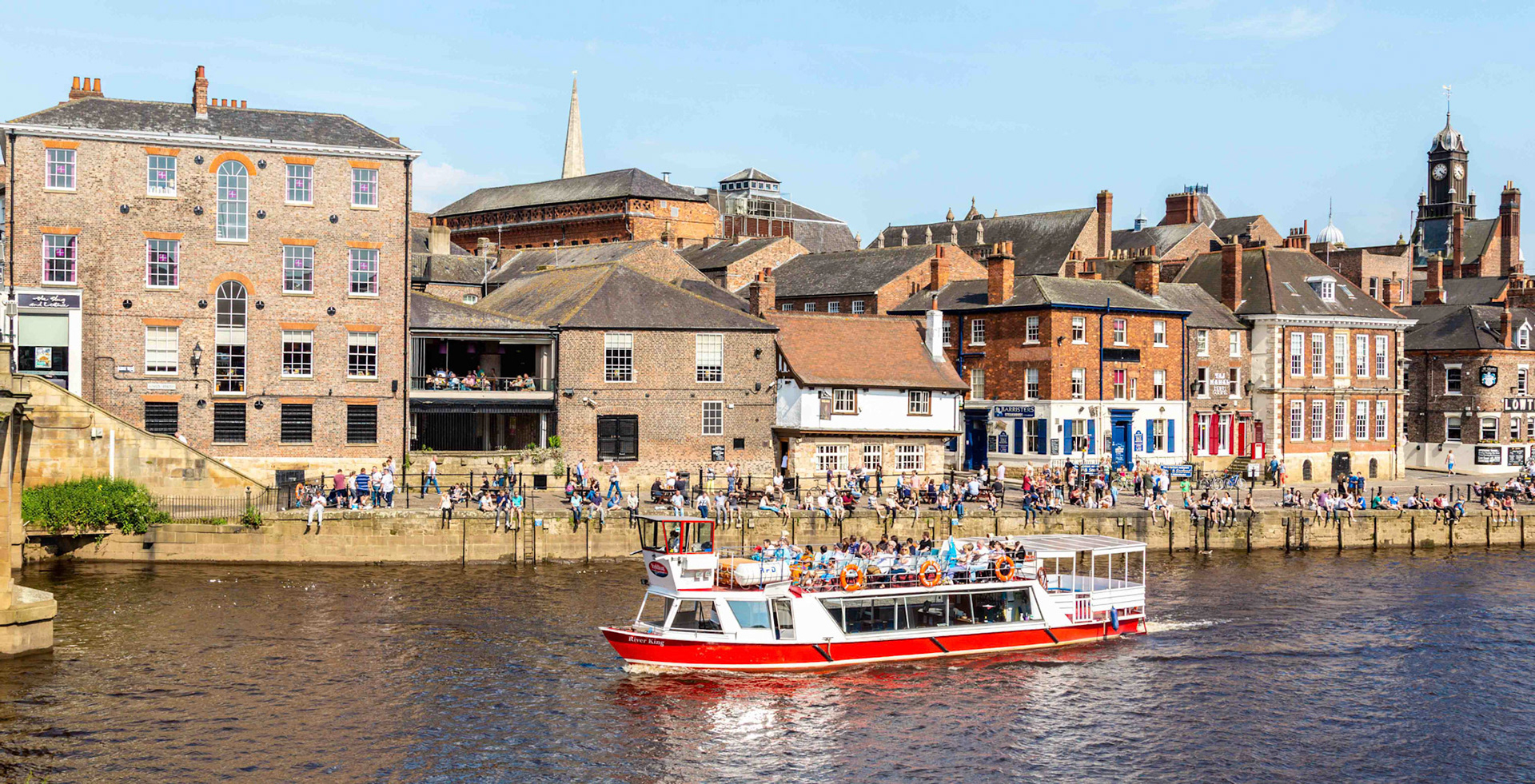 Pleasure Boat - River Ouse York UK 2014