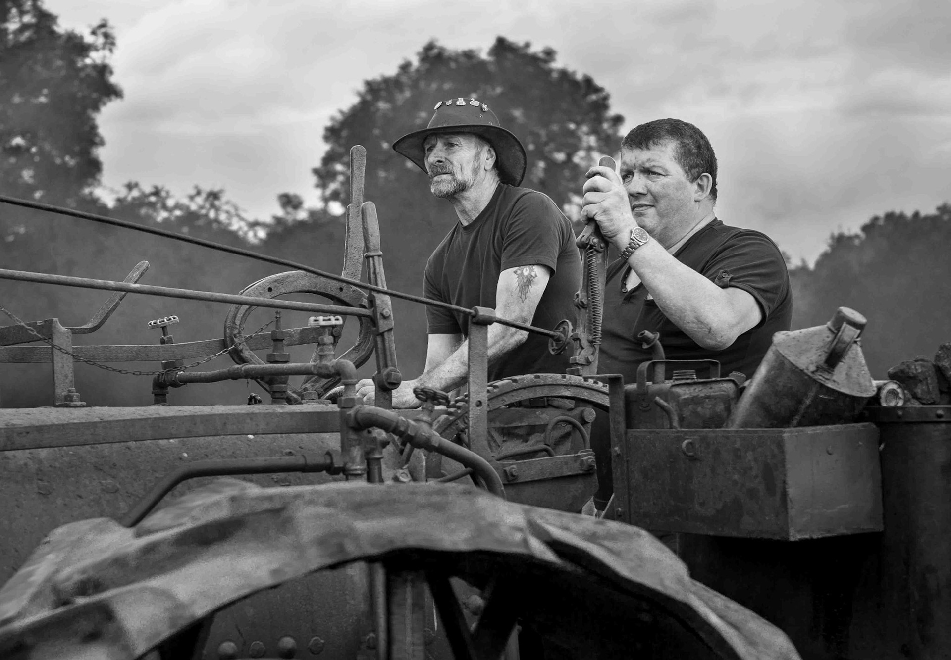 Traction Engine Drivers - Allerton Park North Yorkshire UK