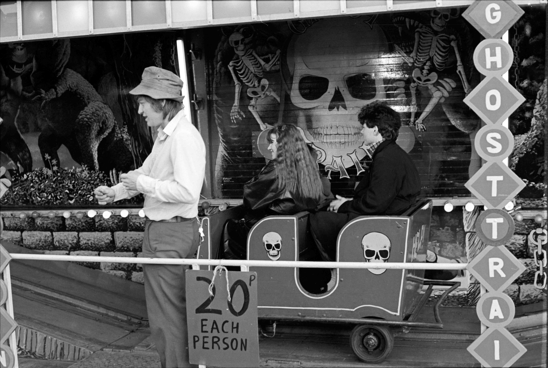 Ride Operator - Firth Park Fair Sheffield Yorkshire UK 1970's