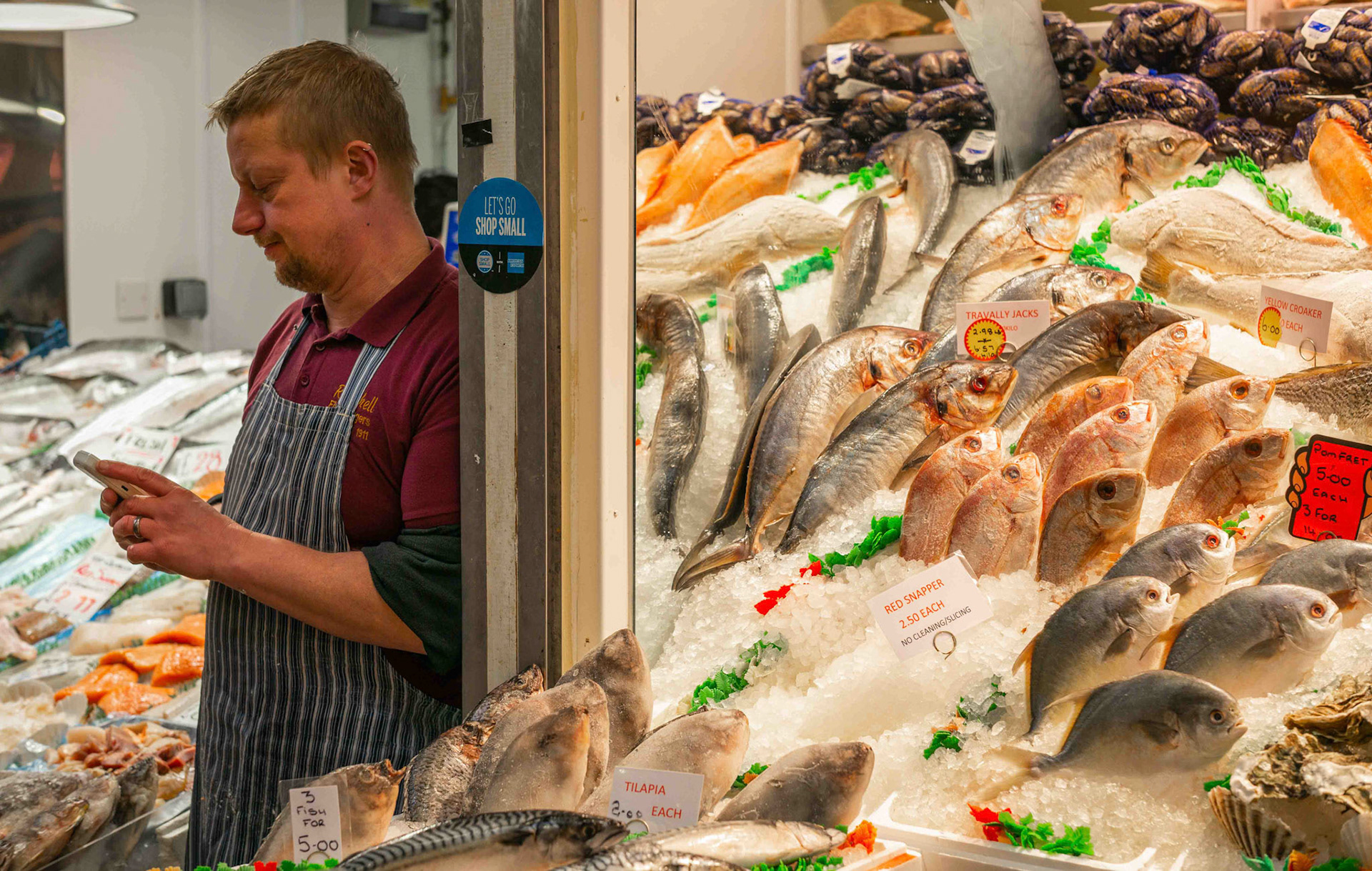 Fish Stall - Leeds UK