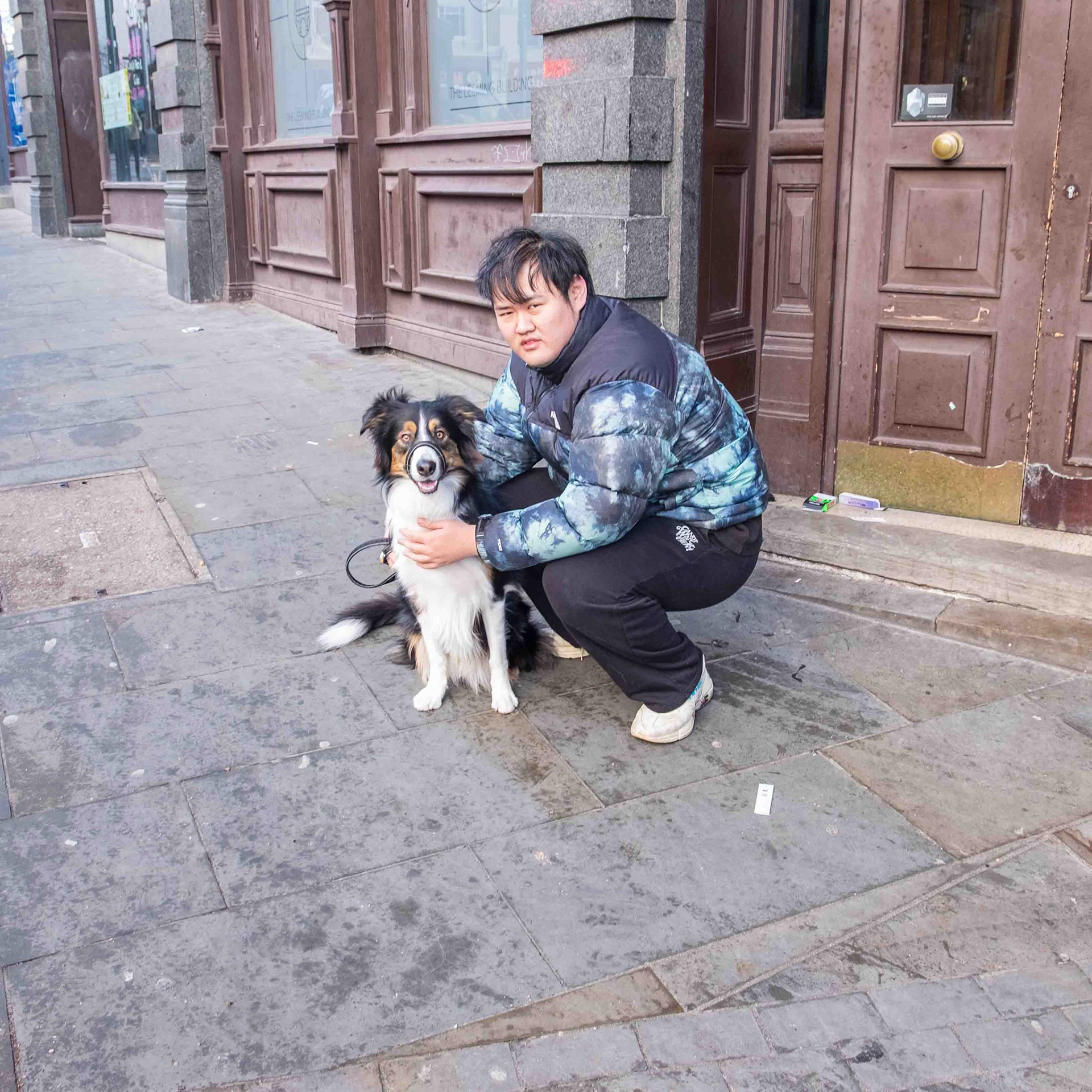 Man and Dog - Leeds UK