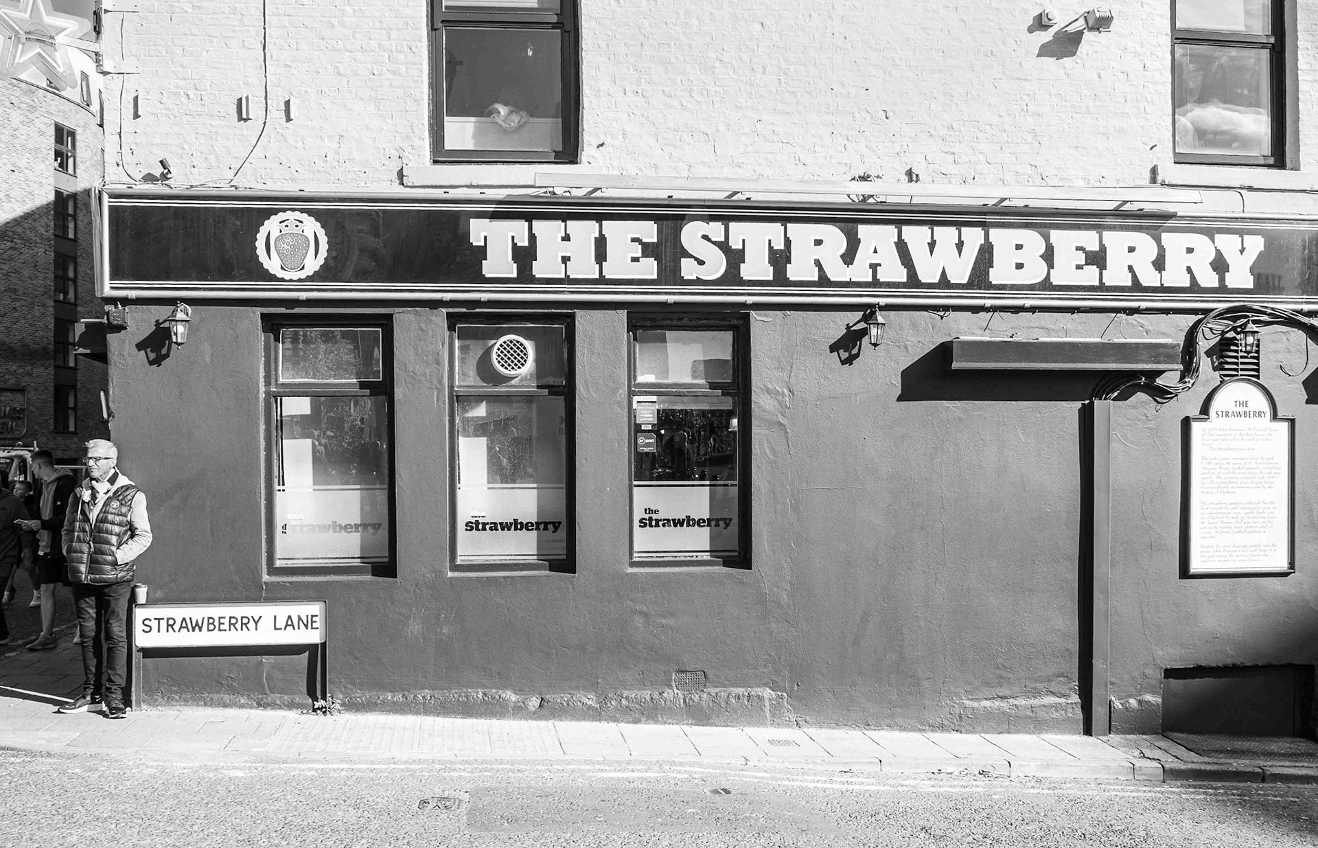 The Strawberry on Match Day - Newcastle upon Tyne UK 2022