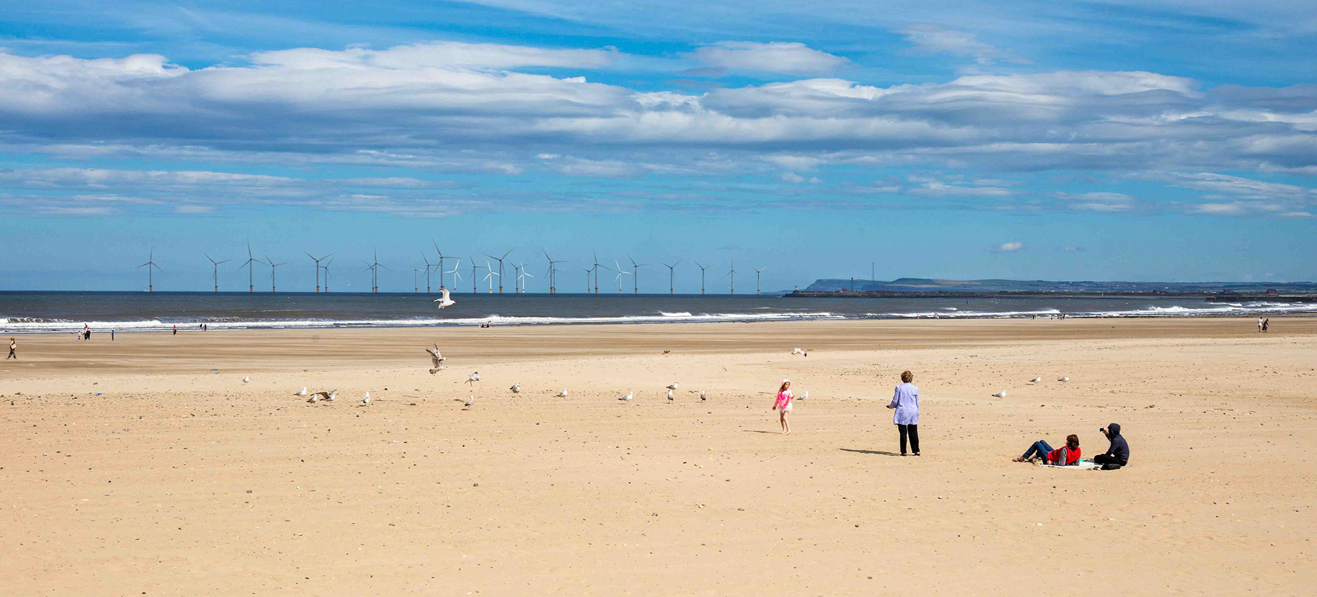 Family Photos at Seaton Carew Beach - Hartlepool UK 17