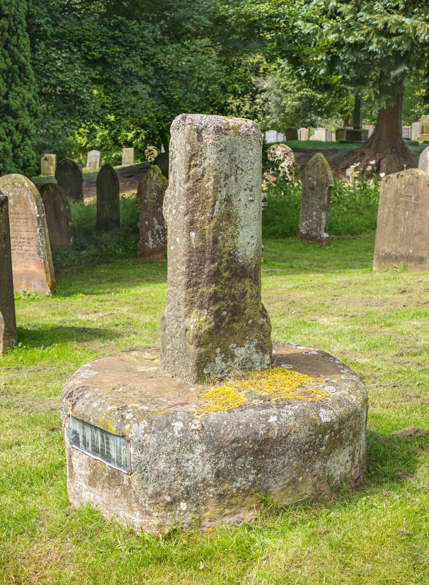 Cropton Cross Showing West and North Face - St Gregory's Church North Yorkshire UK 2024
