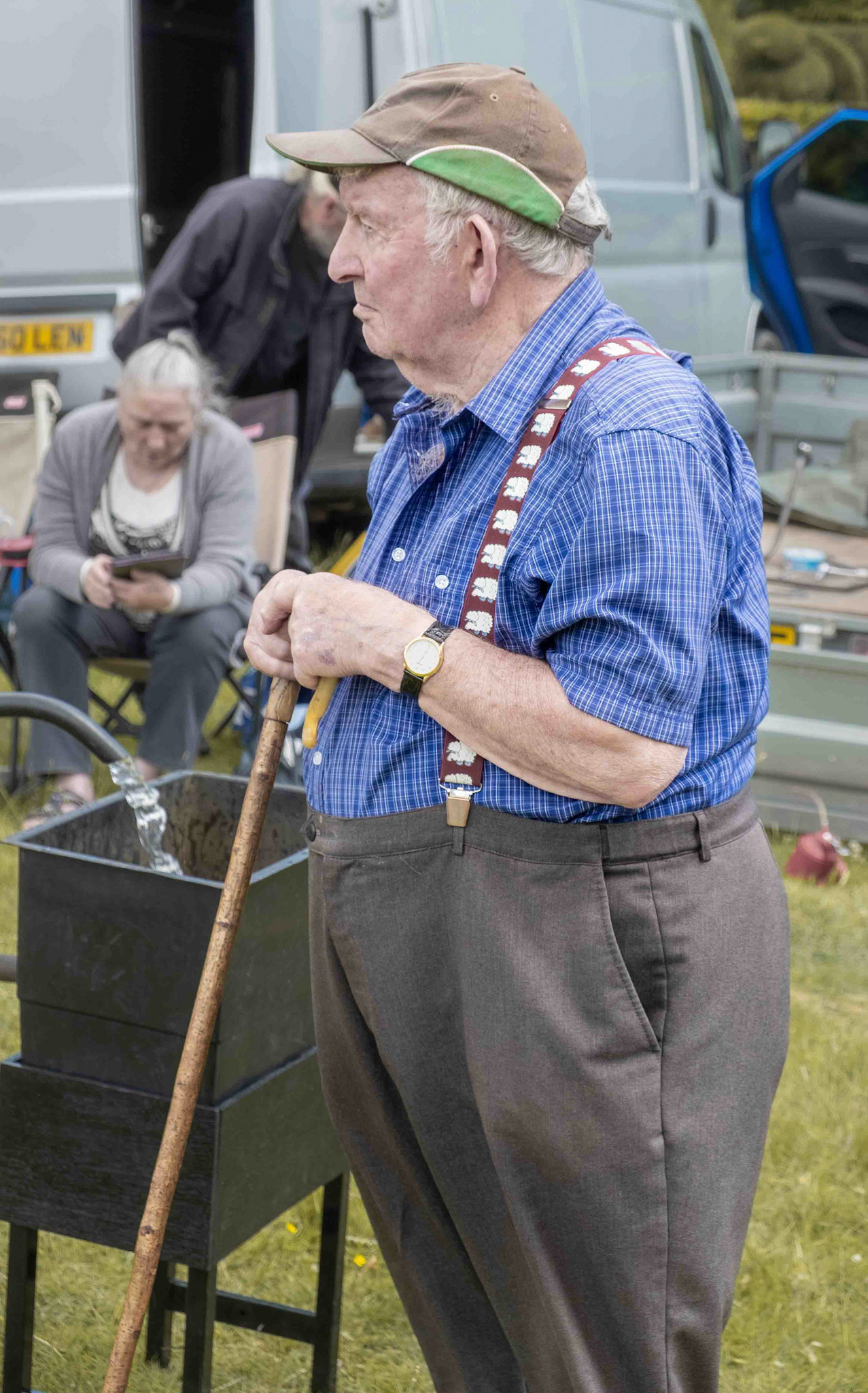 Thinking at Otterington Country Show - North Yorkshire UK