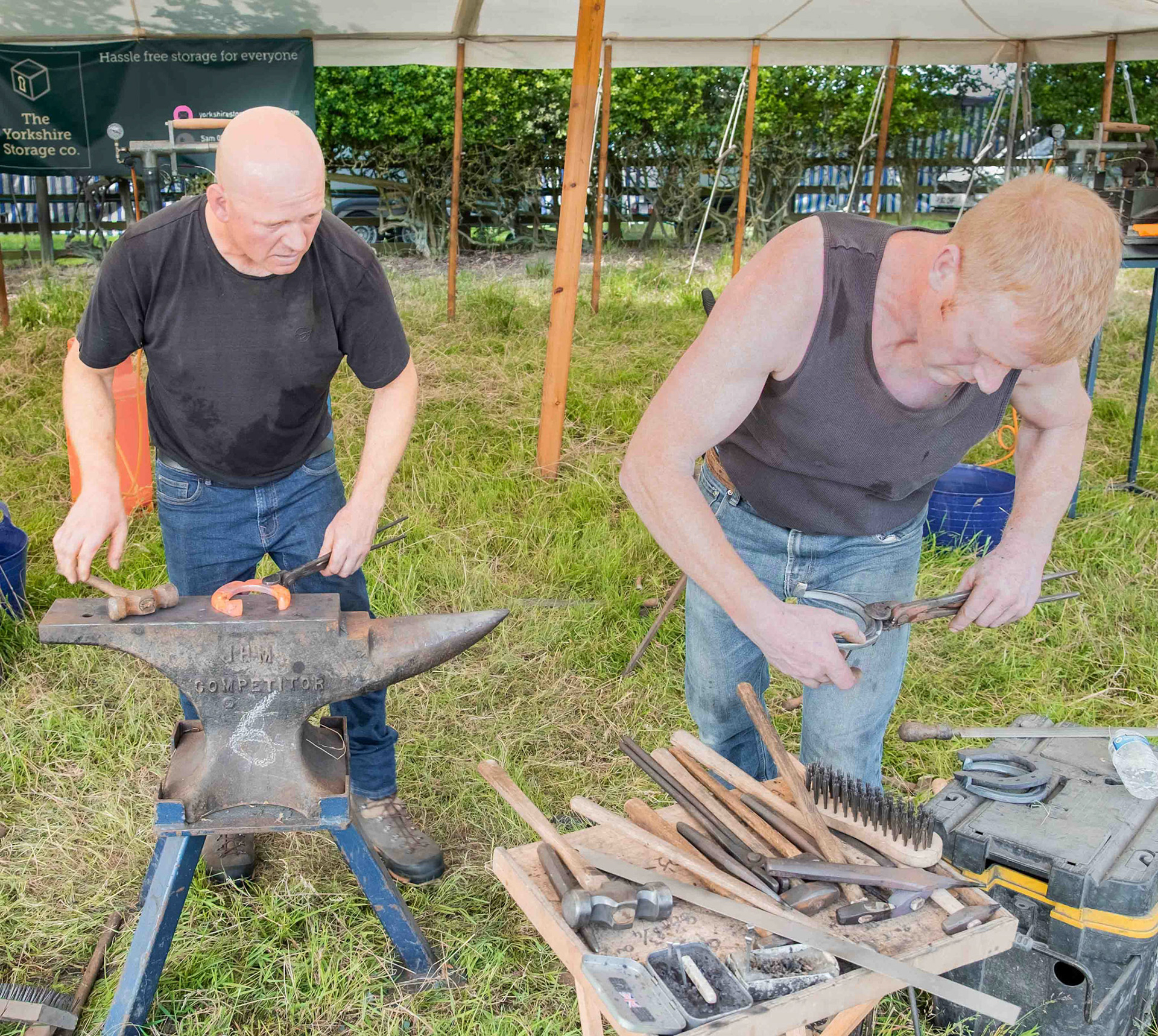Hot Work at Otterington Country Show - North Yorkshire UK