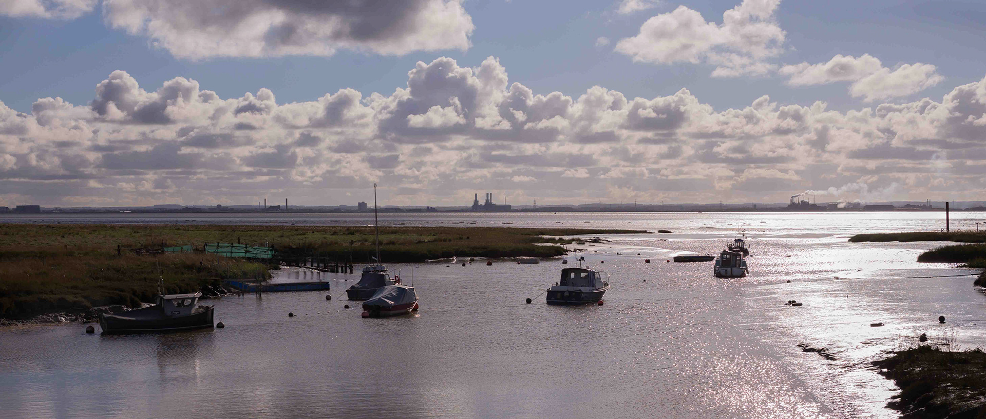 The Humber Estuary at Ottringham Drain - Nr Hull East Yorkshire UK 2016
