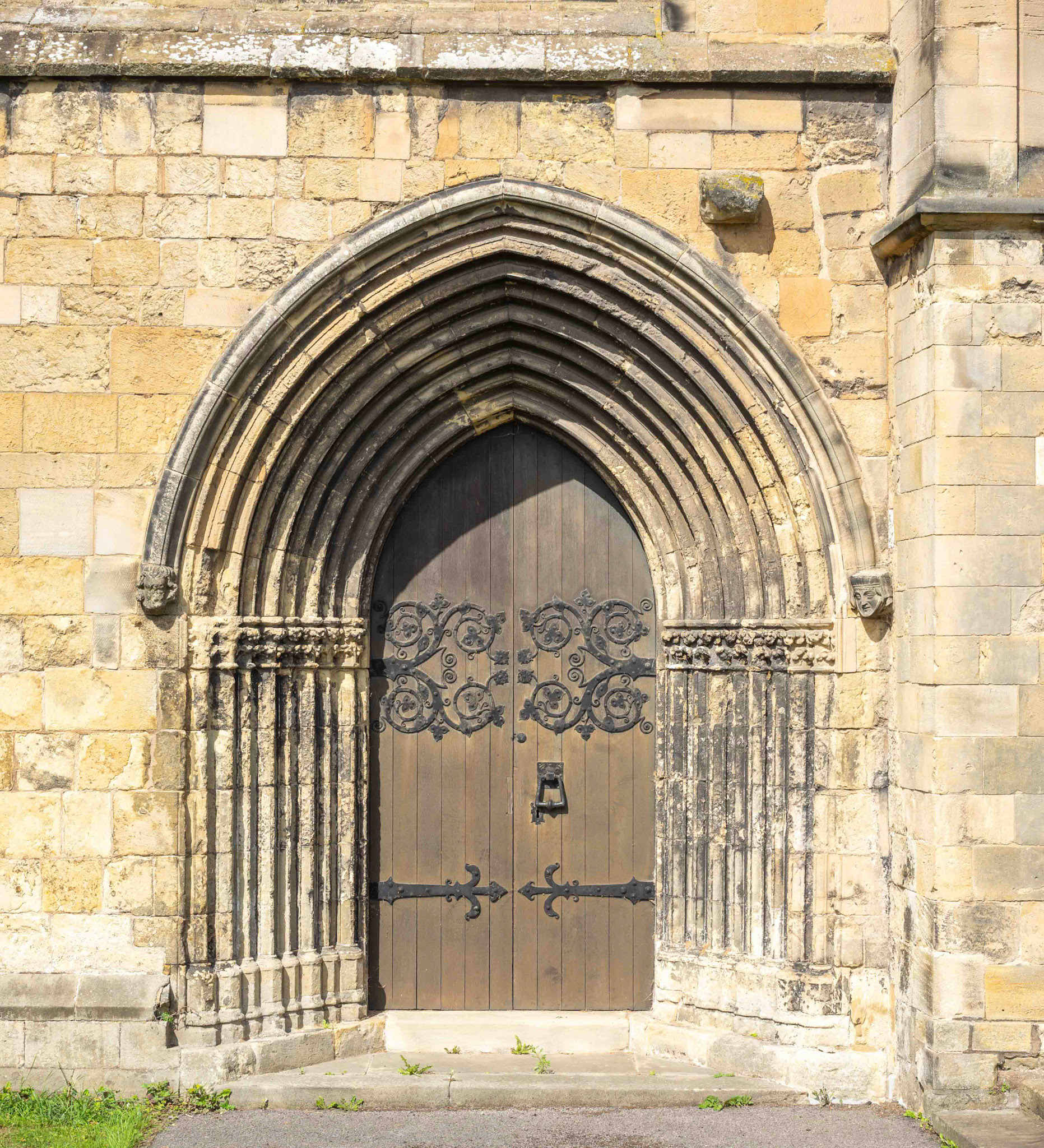 Bridlington Priory South Side Doorway - East Yorkshire UK 2022