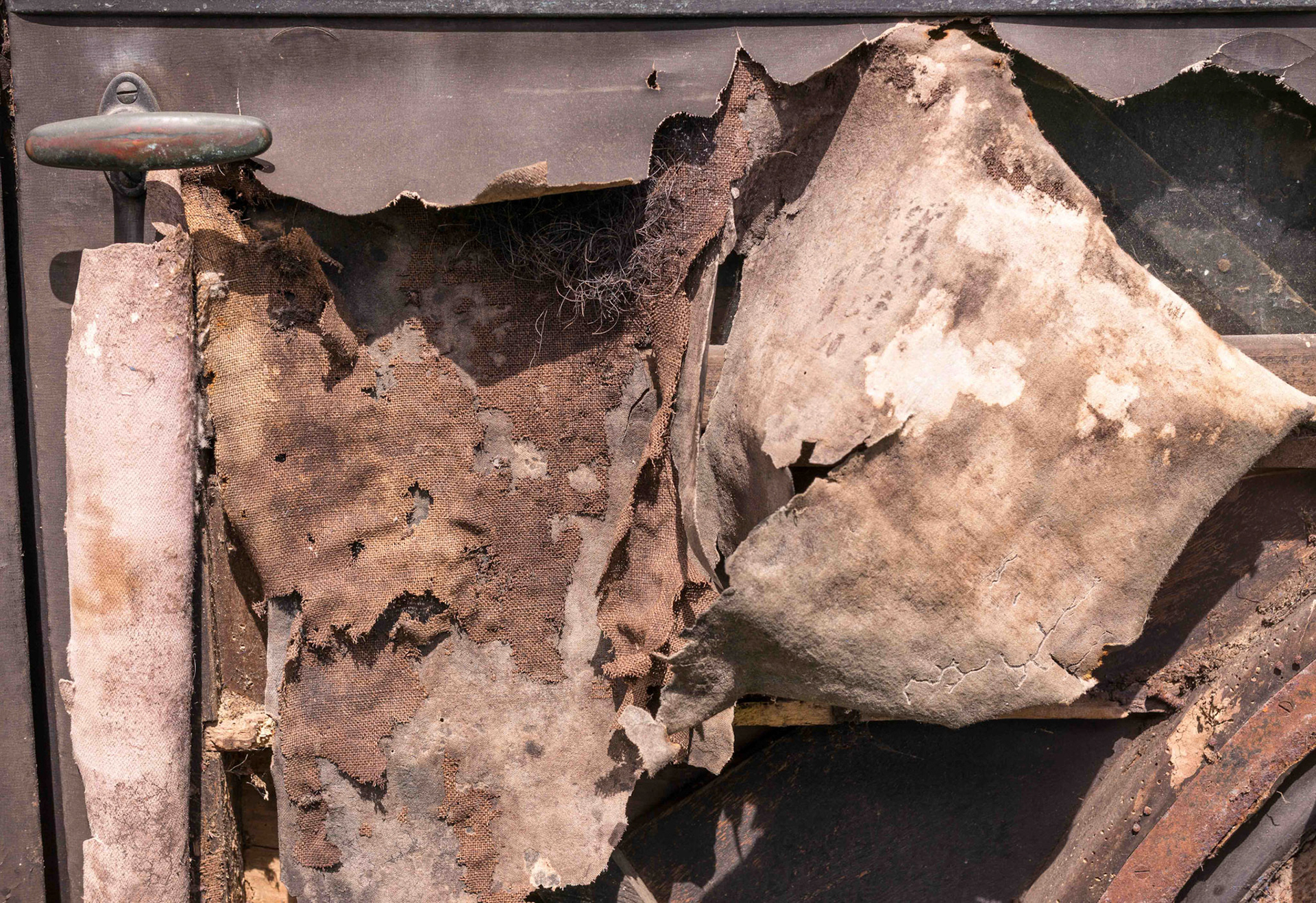 1929 Austin Saloon Car Door - Newby Hall North Yorkshire UK 2017