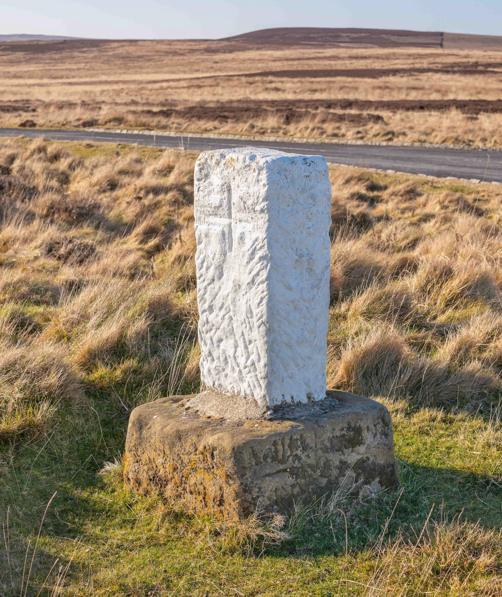 White Cross on Three Howes Rigg - North York Moors UK 2022