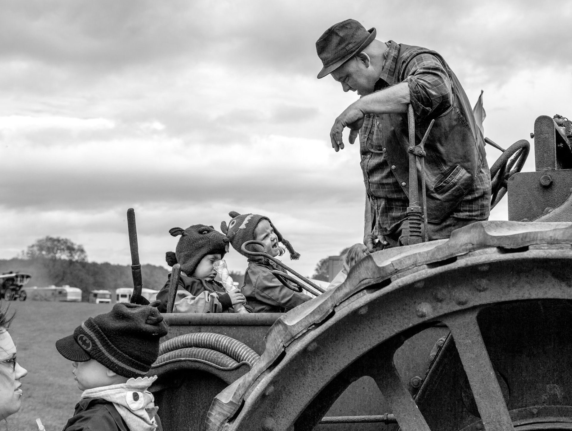 Traction Engine Driver - Allerton Park North Yorkshire UK