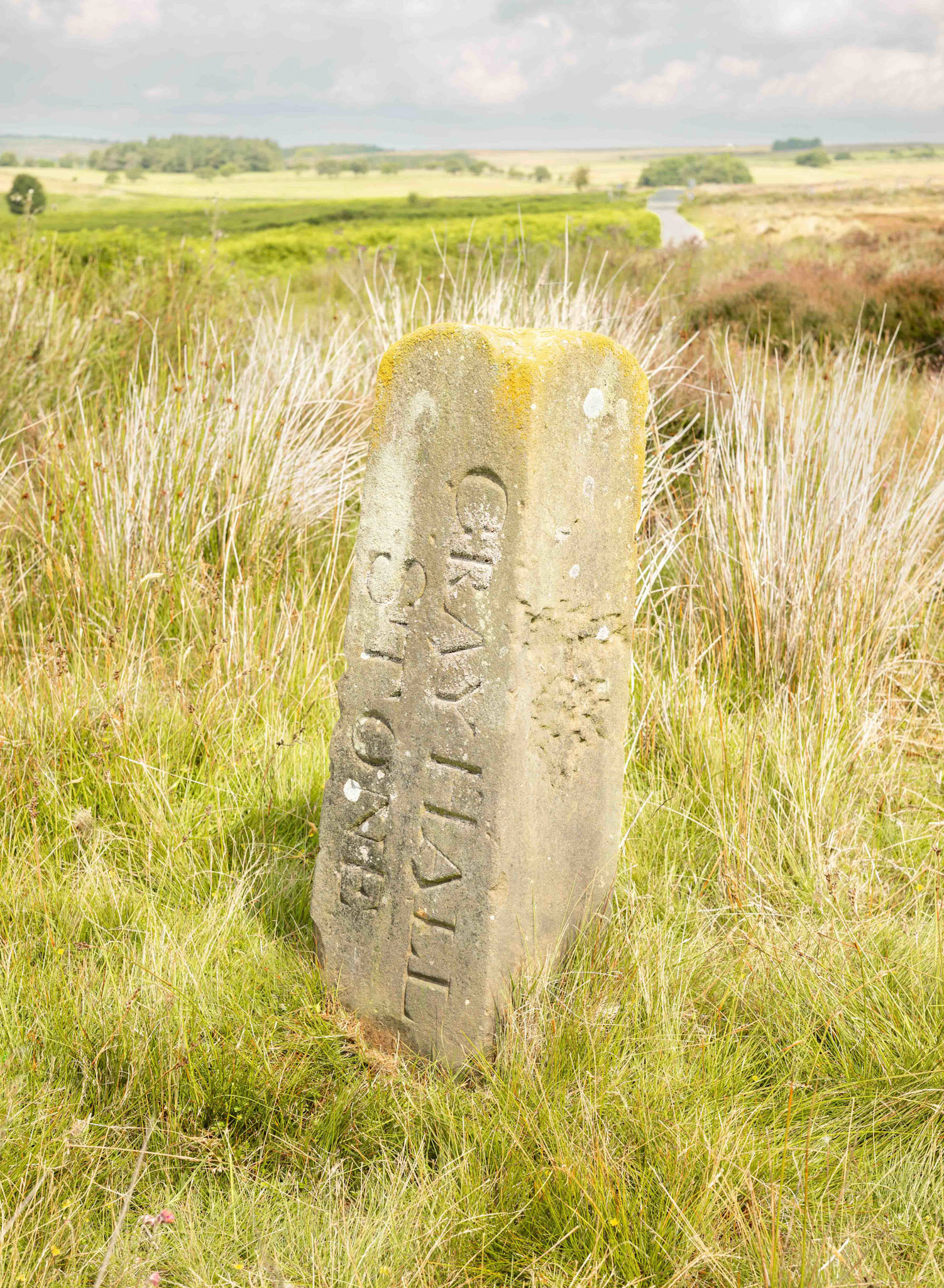 Cray Hall Stone at Oakdale Head - North York Moors UK 2023