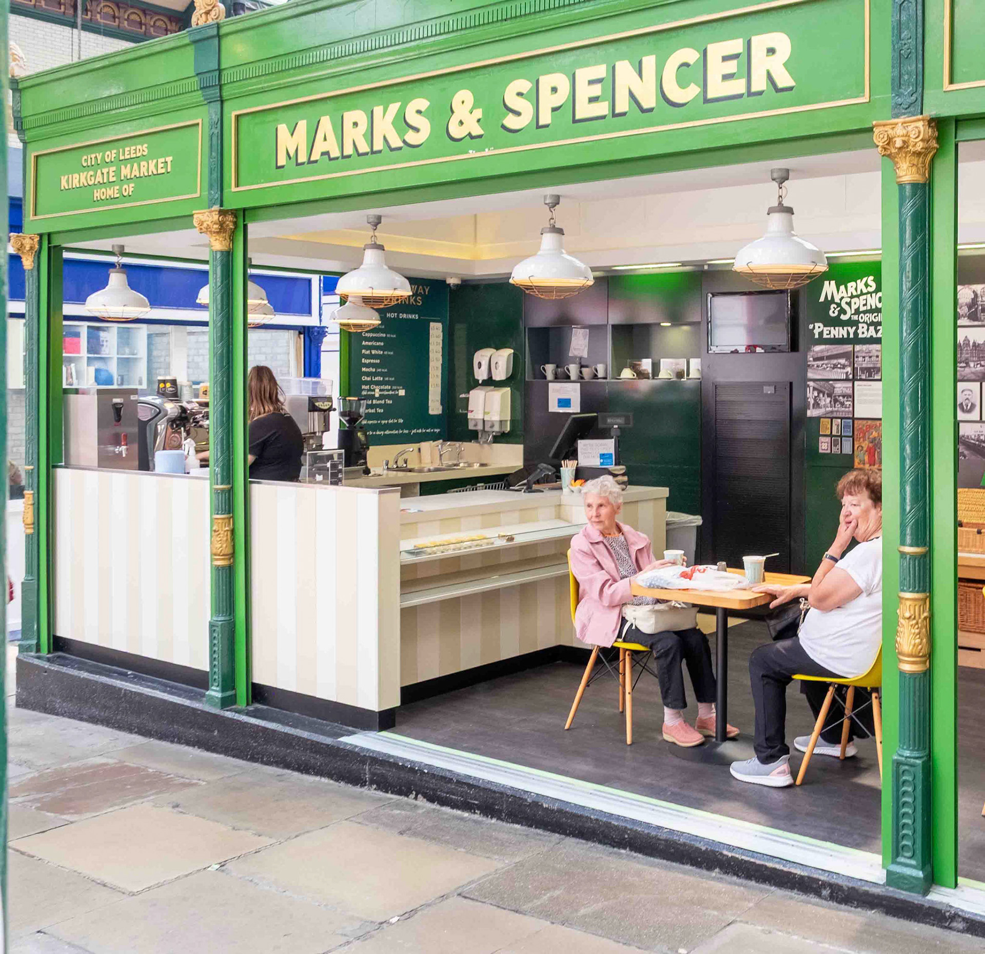 The Site of the first ever Marks and  Spencer Store - Leeds UK