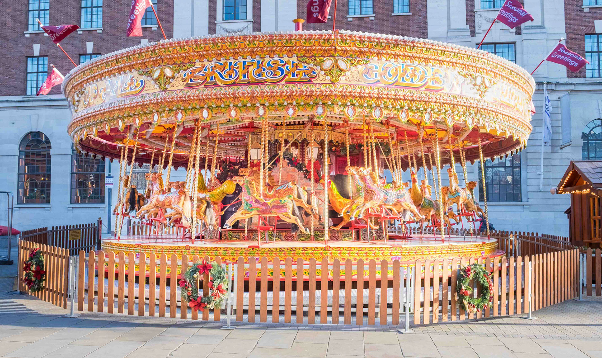 Colourful Merry-Go-Round - Leeds UK