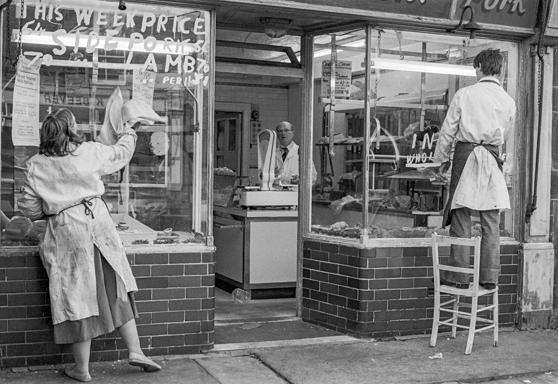 Butcher's Shop - Penistone Yorkshire UK 1970's