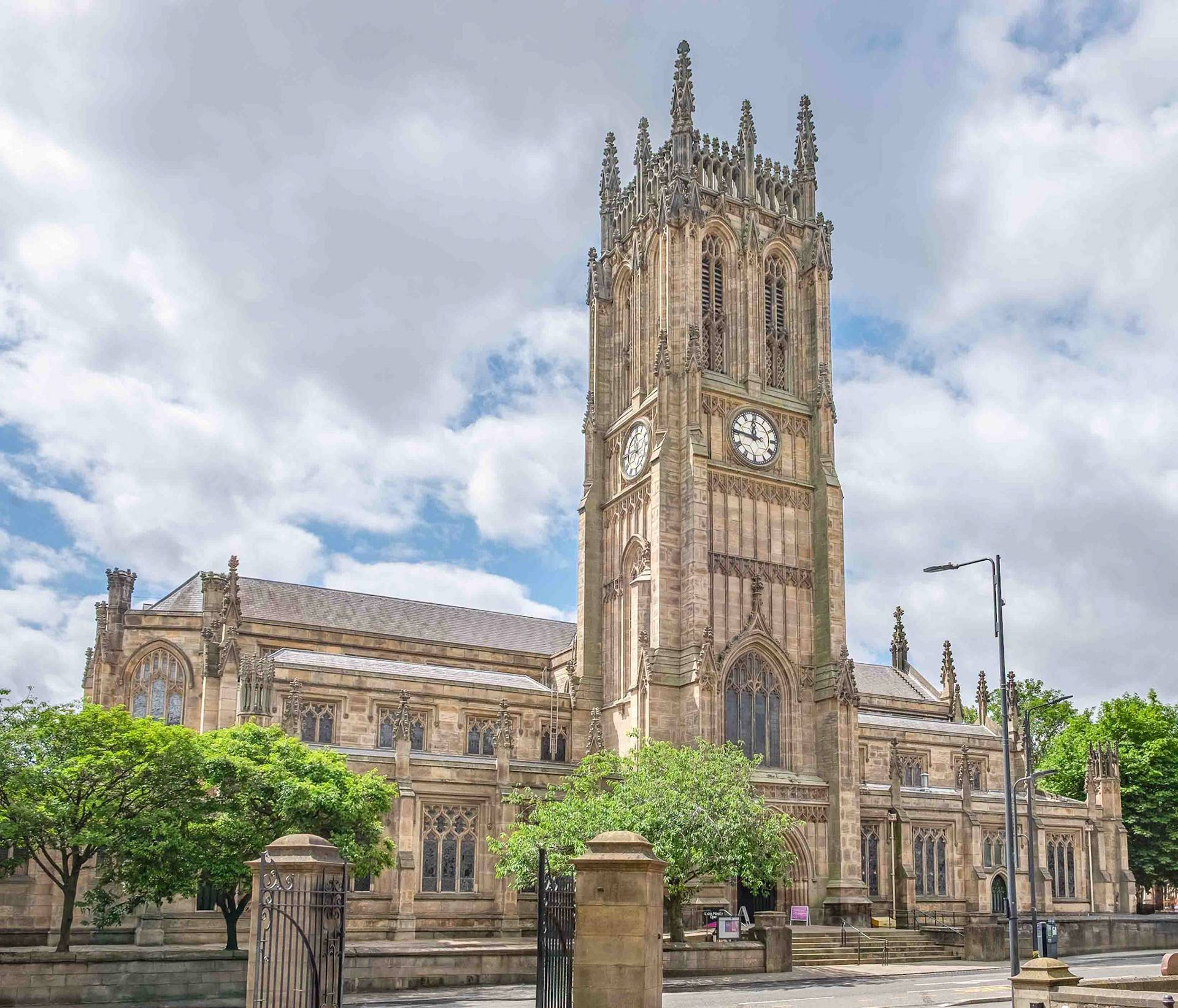 Leeds Minster UK external view looking South-West 2025
