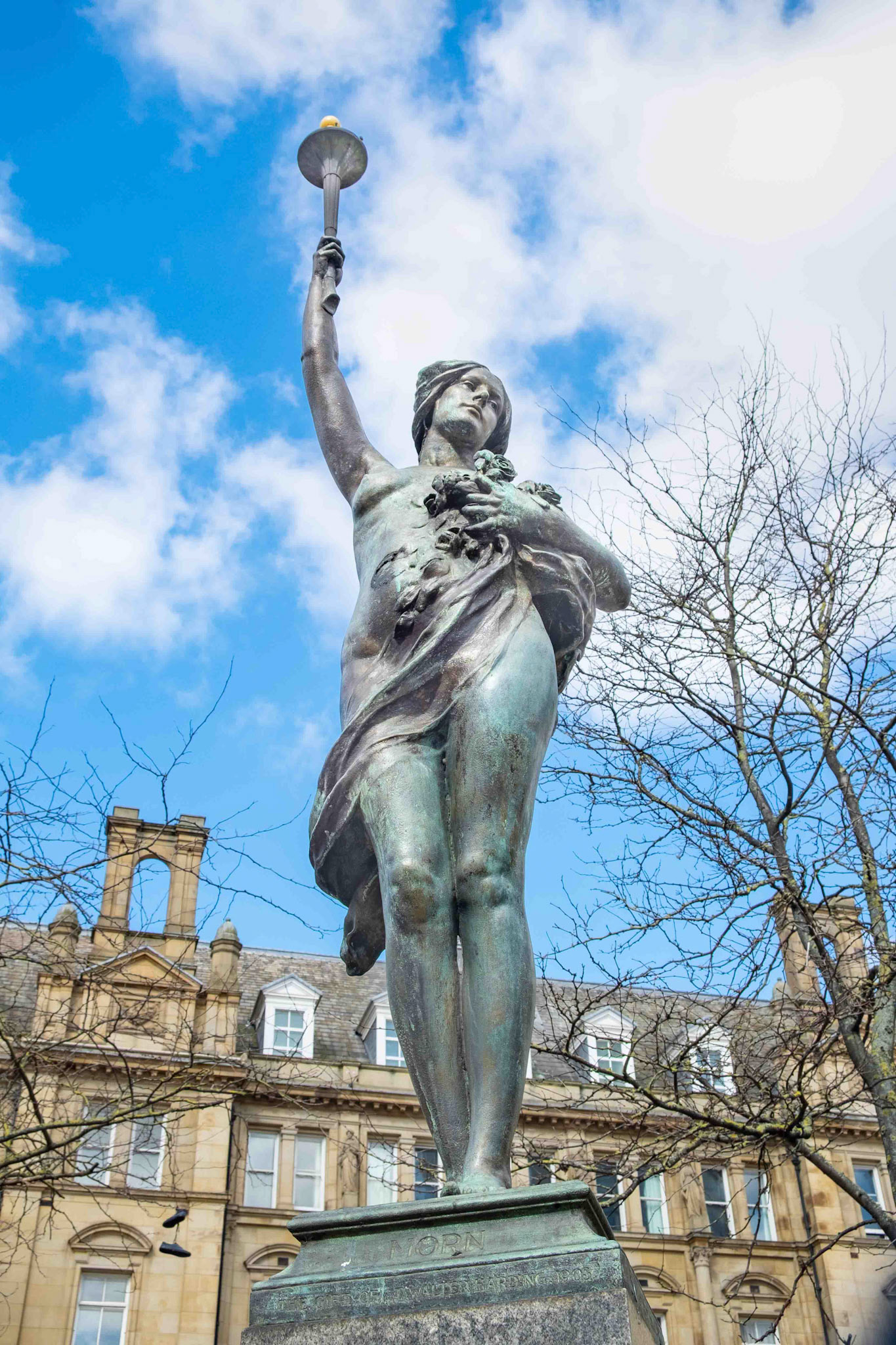 Statue of a Nymph by Alfred Drury  - Leeds City Square UK 2023