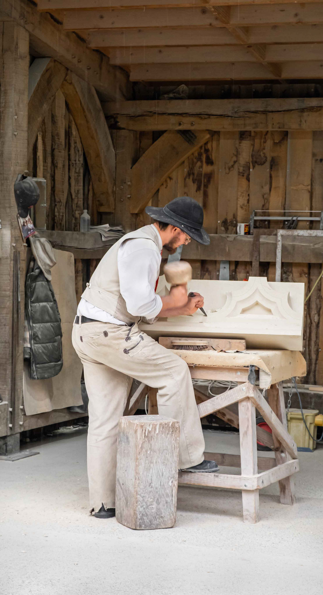 Sculptor - York Minster North Yorkshire UK
