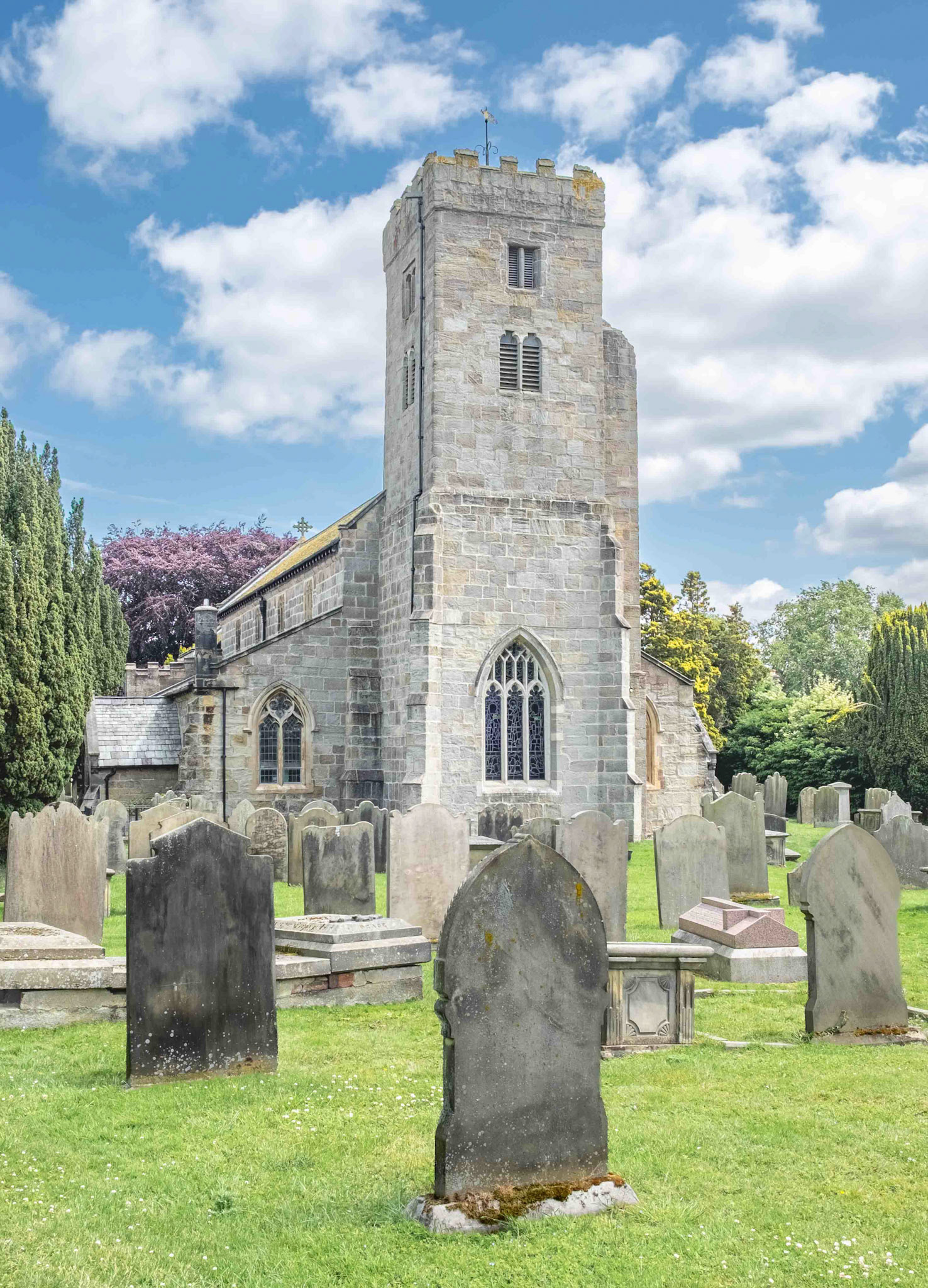 All Saints Church looking South-East - Ripley North Yorkshire UK 2025