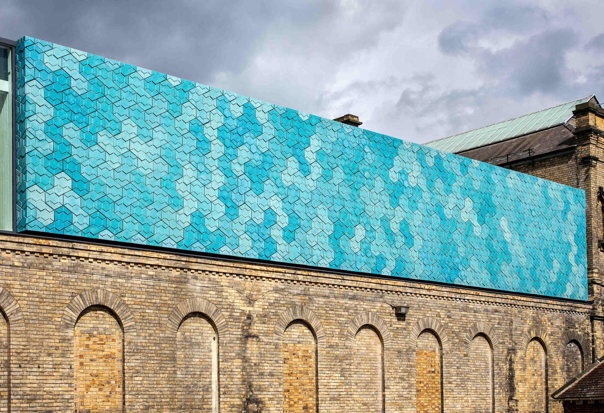 Cladding on York Art Gallery - North Yorkshire UK 2016