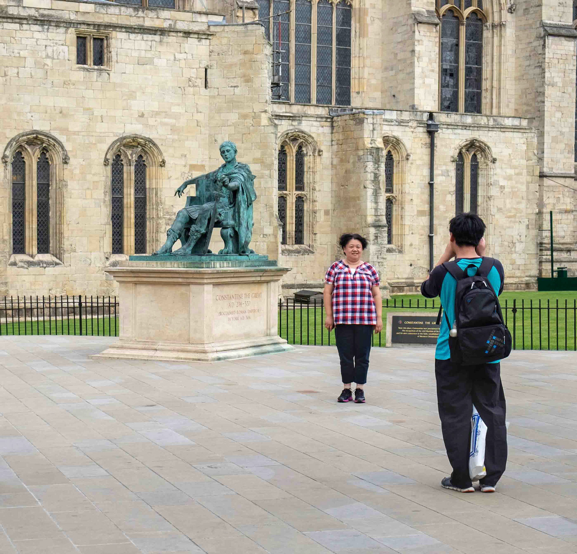Snapping at York Minster - North Yorkshire UK 2014