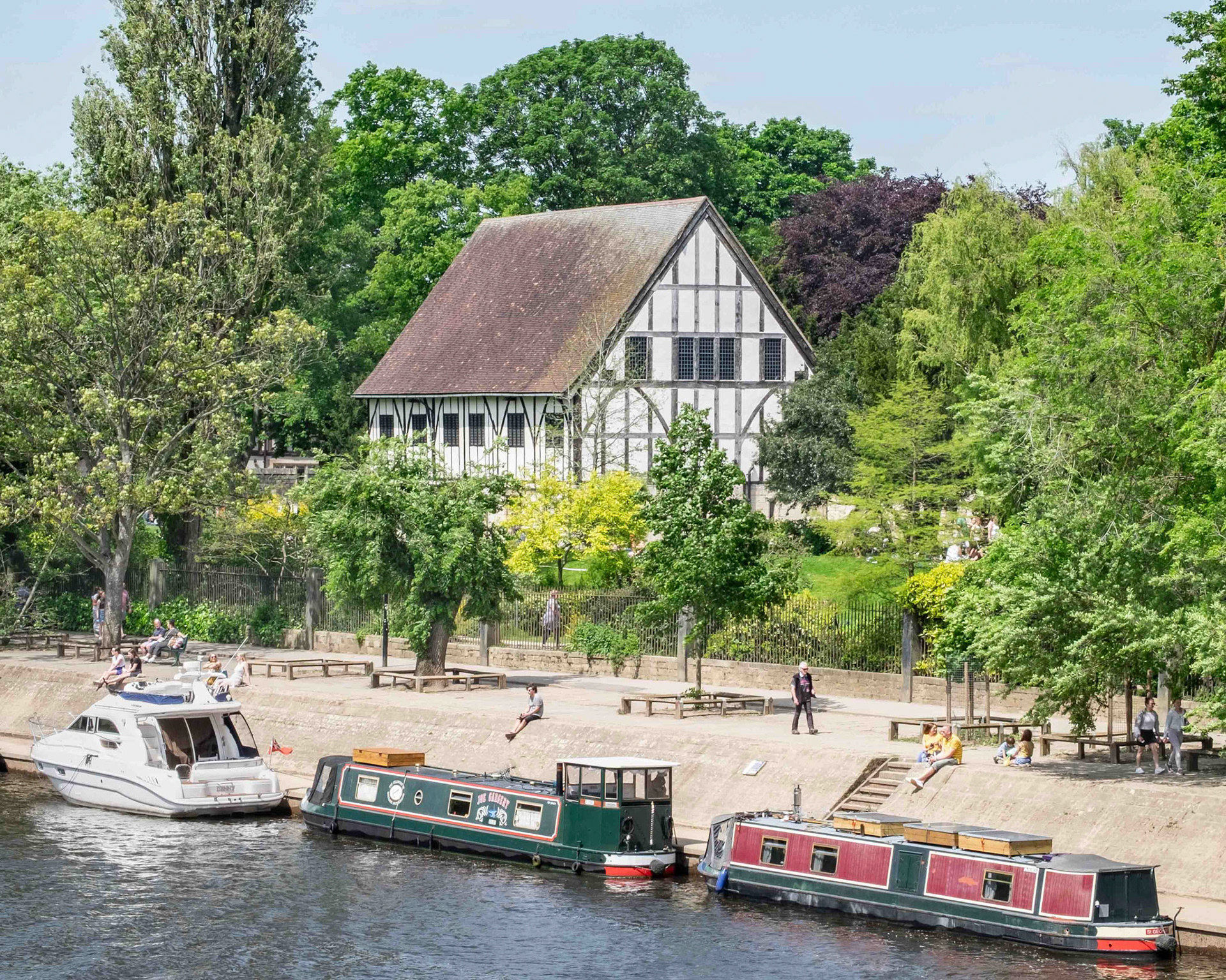 York Hospitium from Lendal Bridge - York North Yorkshire UK 2021