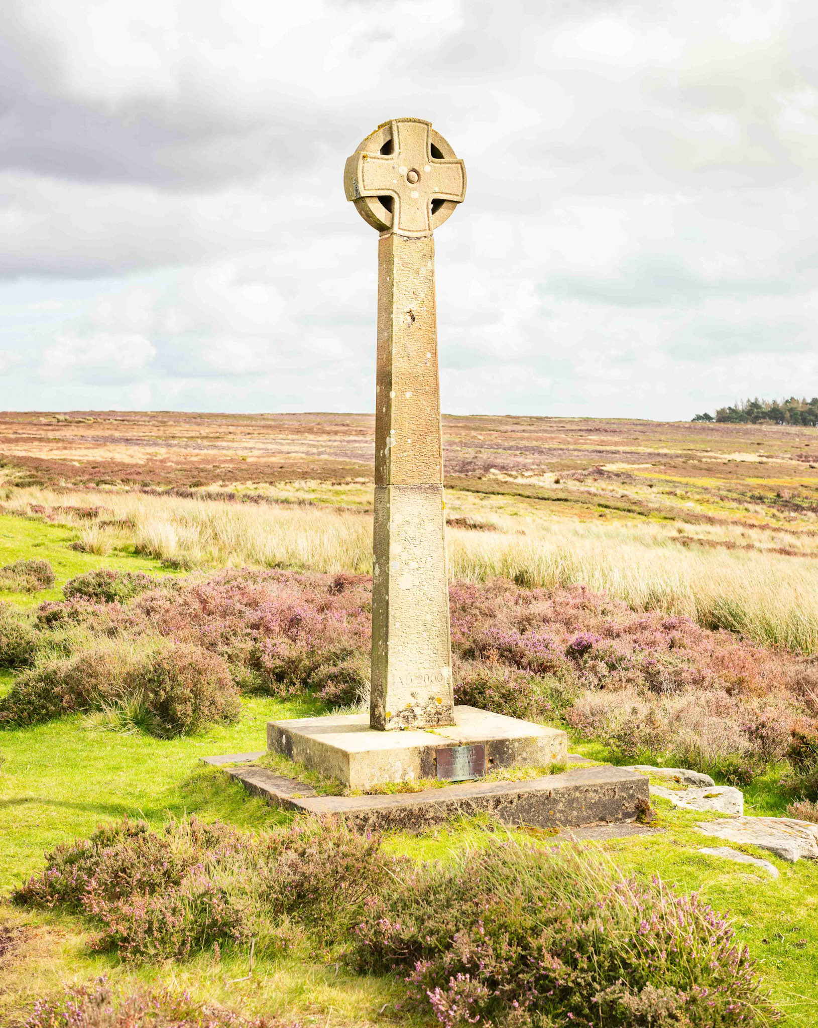 Millenium Cross near Rosedale Abbey - North York Moors UK