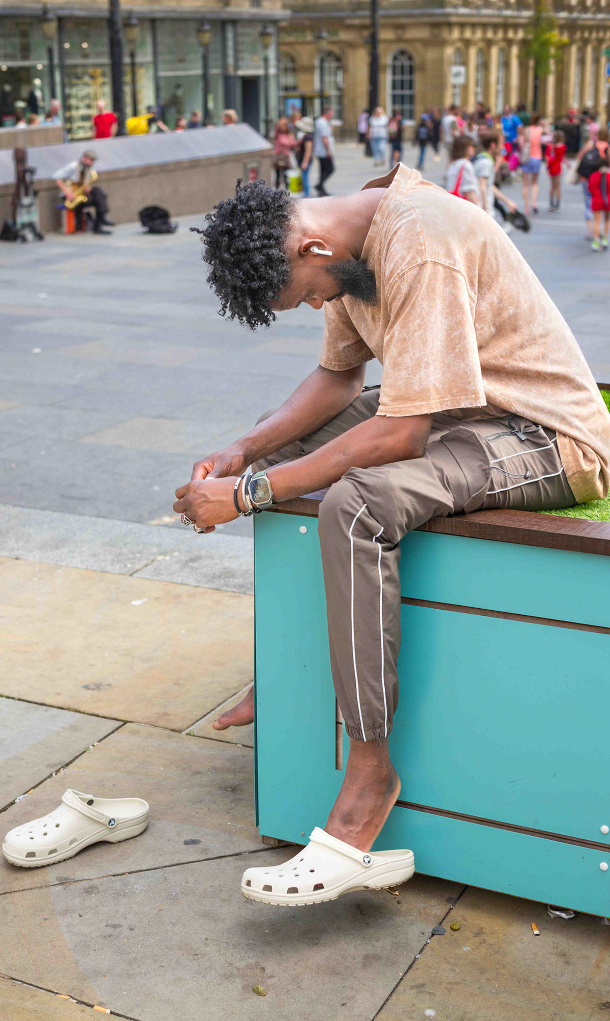 Man Resting - Newcastle-on-Tyne UK