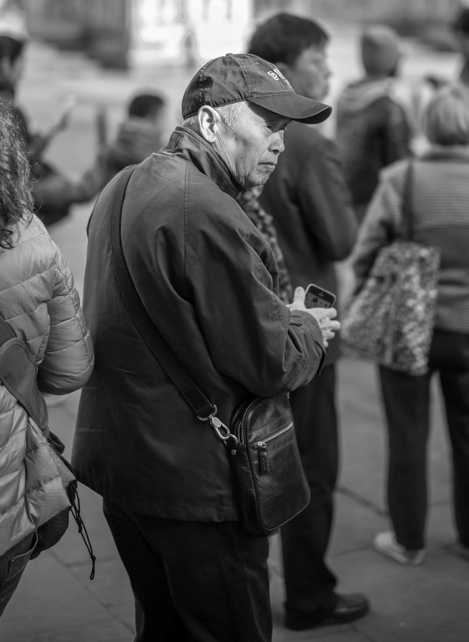 Man at York Minster - North Yorkshire 2016