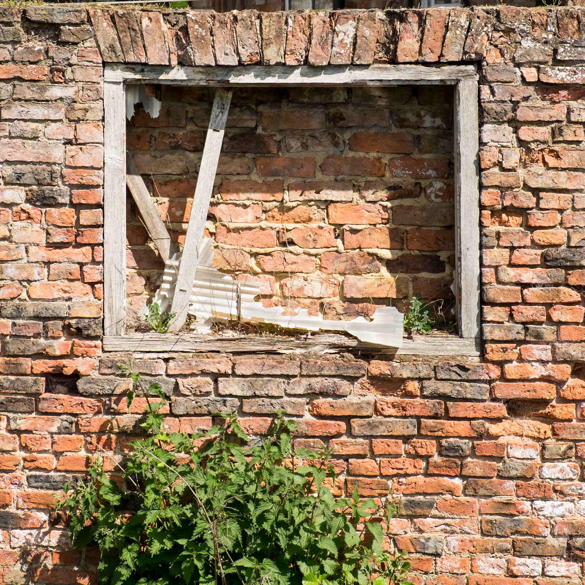 Old Window Frame - Thirsk North Yorkshire UK 2017