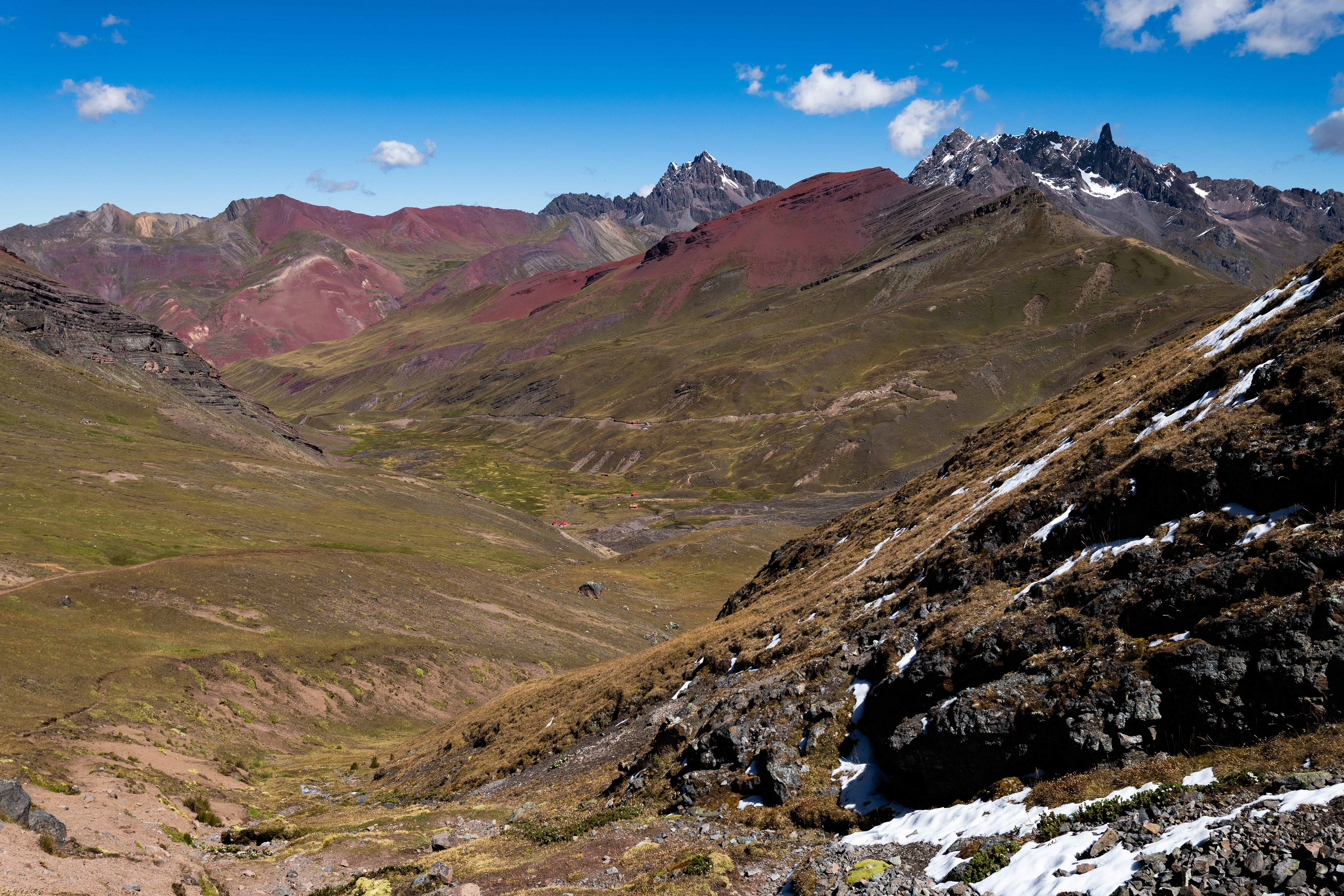 Varied Colors in Mountains