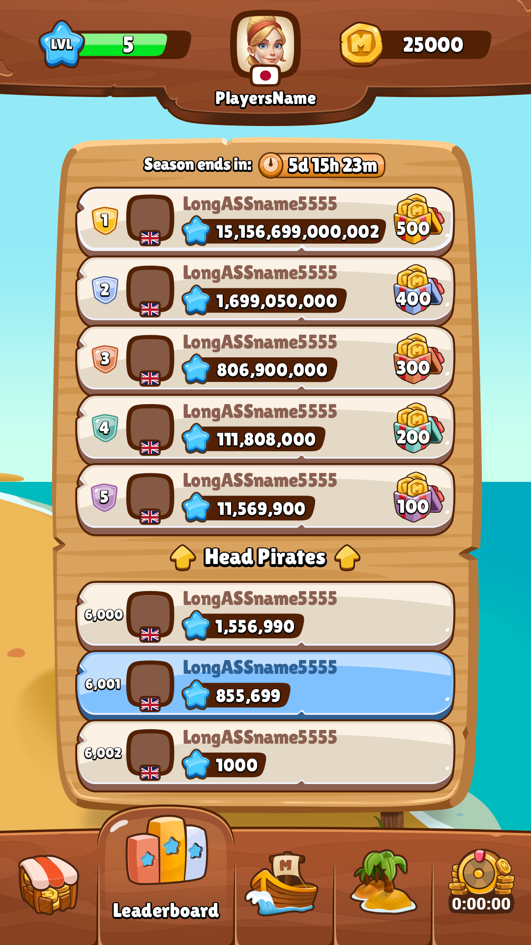 Leaderboard