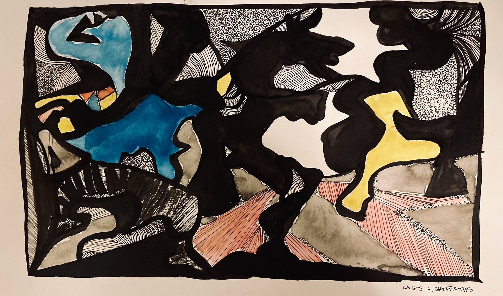 Interpretive Repainting of "Apocalyptical Space"