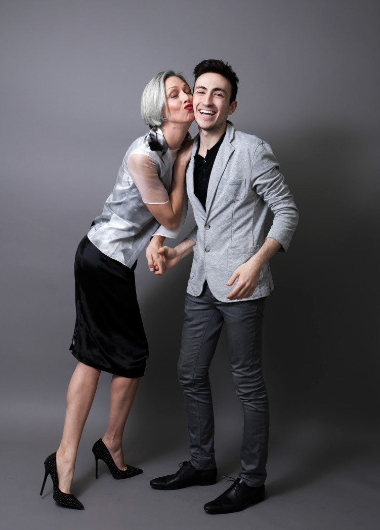 With my amazing model Jackie!