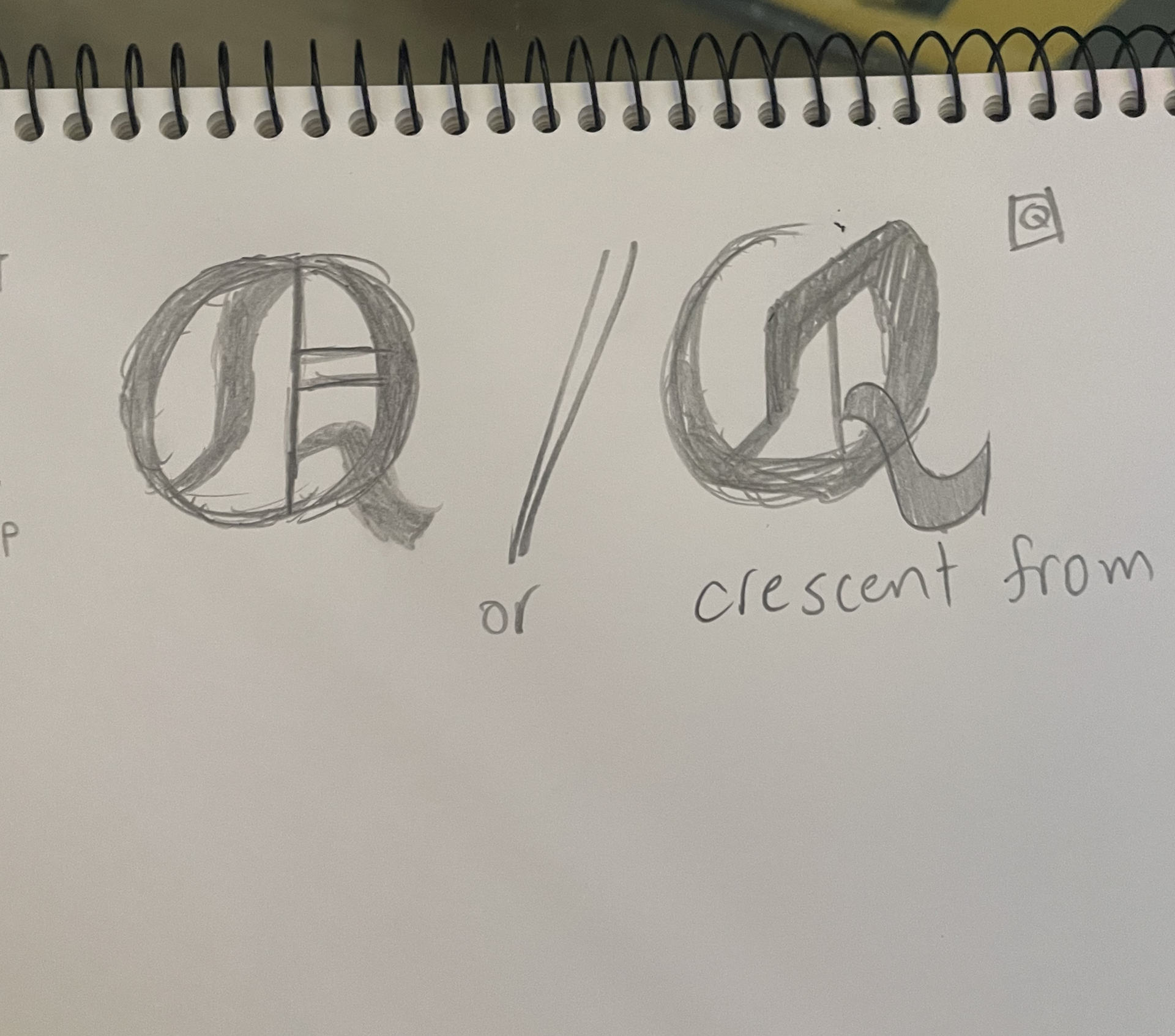 Sketch "Q"