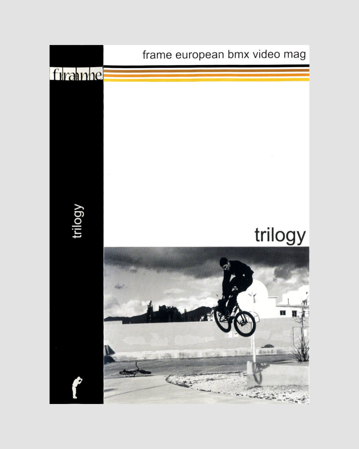 Trilogy VHS tape jacket. Ruben Alcantara, photo Manu Sanz.