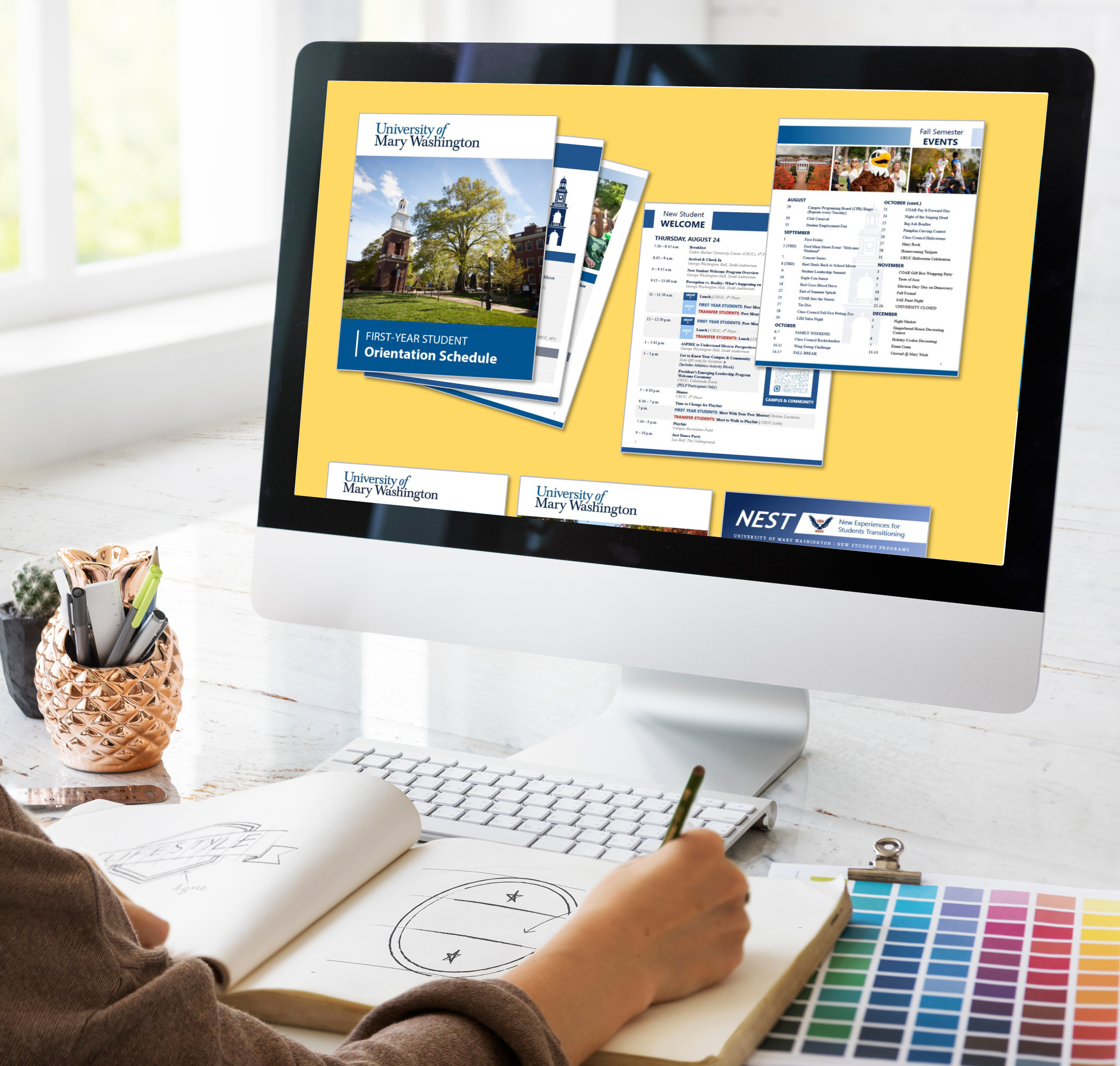 Computer with graphics