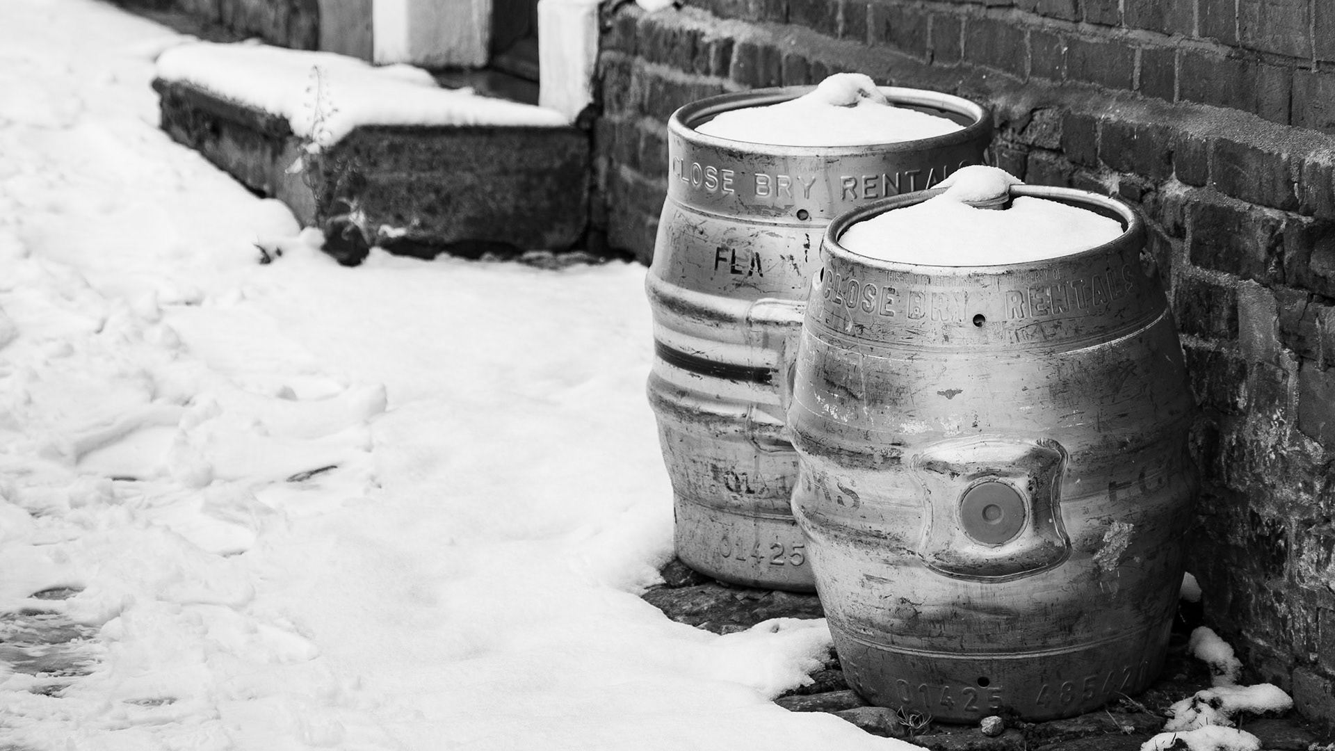 Outside the Cellar Bar, Wantage, January 2021