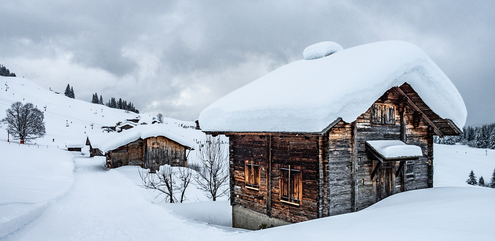Chalet in the French Alps, February 2019
