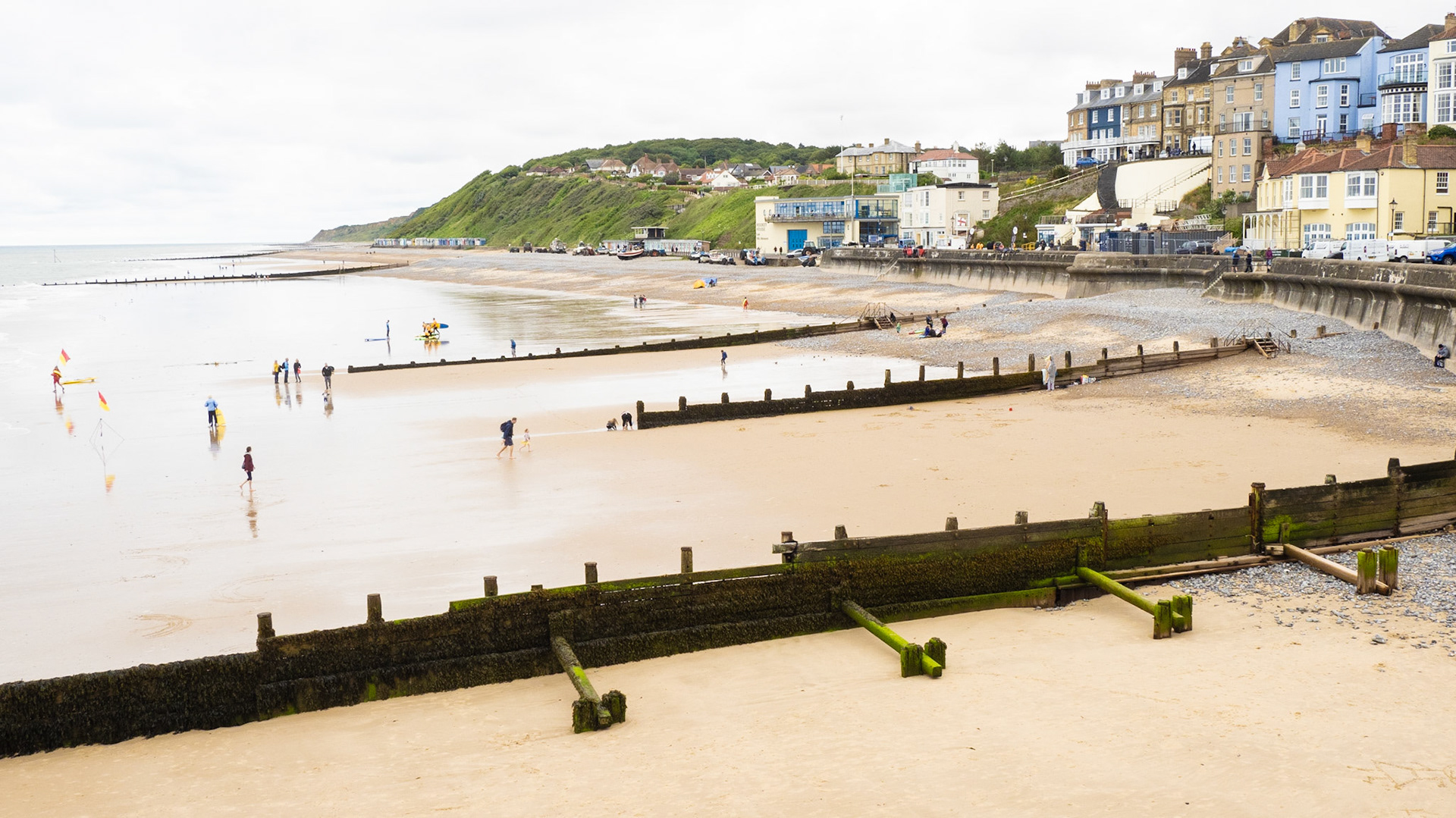Cromer beach, Norfolk, July 2020