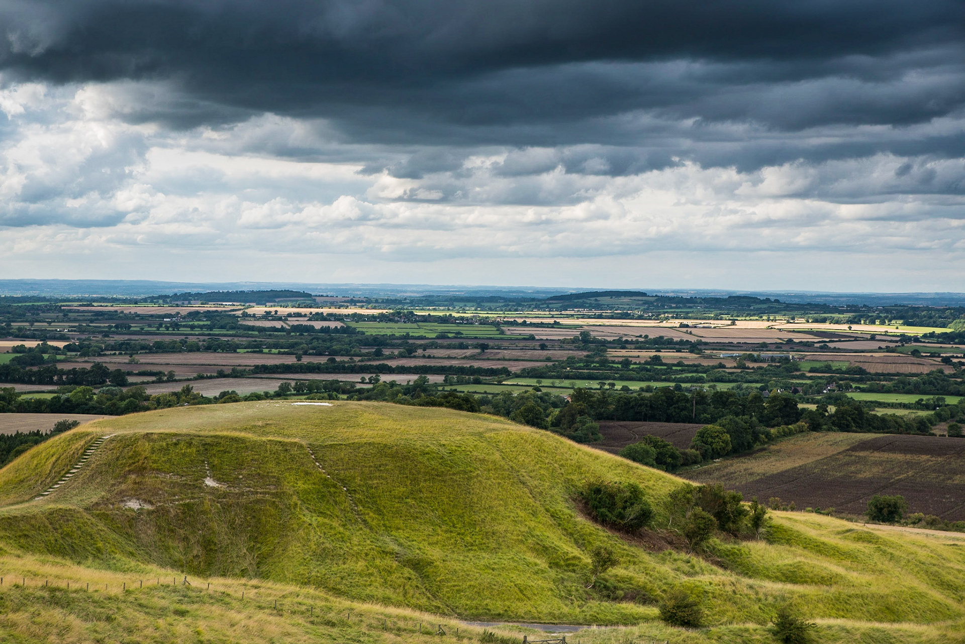 Dragon Hill near Uffington, August 2014