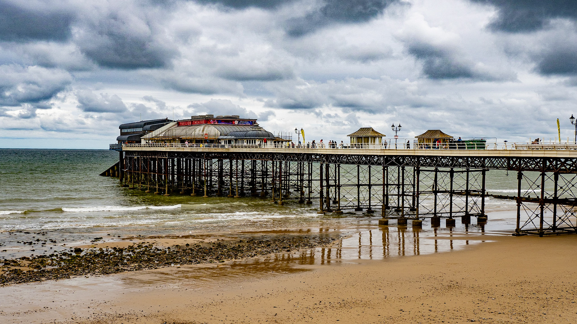 The pier at Cromer, Norfolk, July 2020