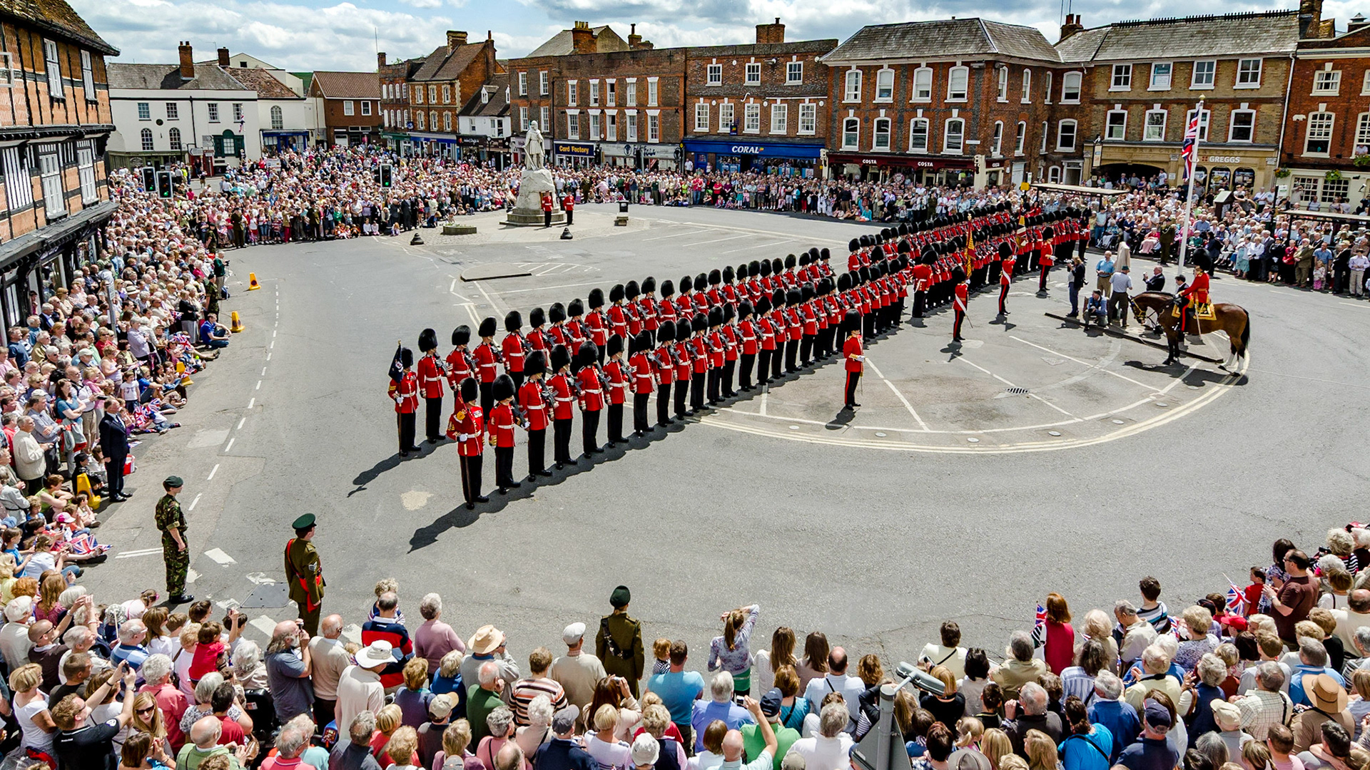 Royal Scots Guards in Wantage, May 2011
