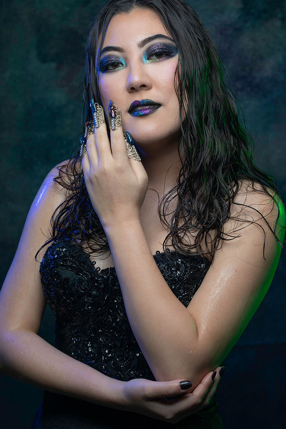 Photography: Alejandro Osma; Makeup: Bethany Renfro; Models: Haemy Chung; Jewelry: Shalottlilly