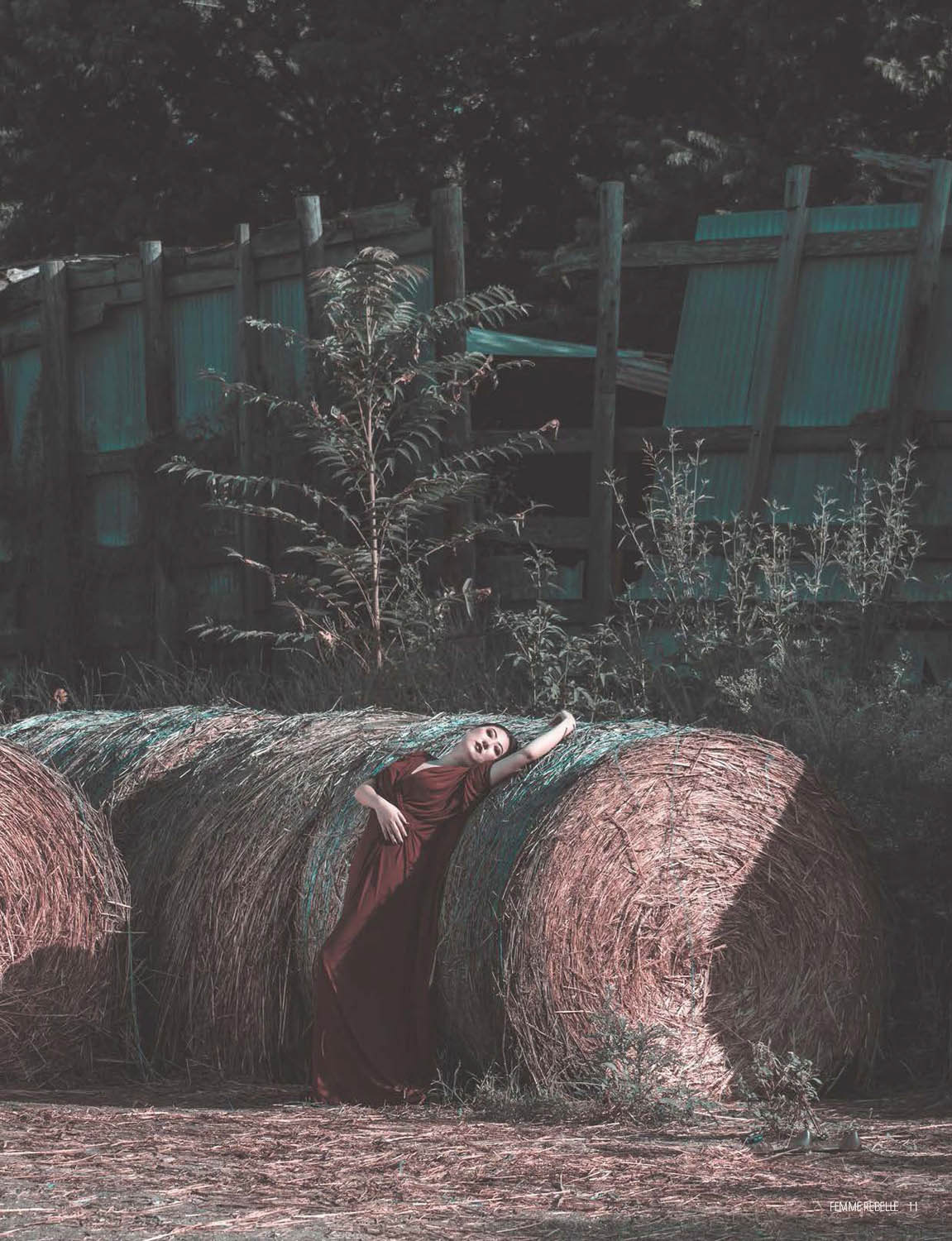 Femme Rebelle September 2018; Photography/Concept: Naomi Loghry; Makeup: Bethany Renfro; Model: Haemy Chung; Robe: Catherine D'Lish