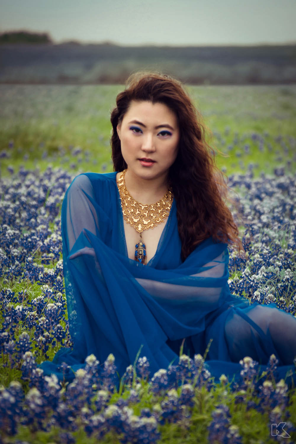 Photography: Kwame Agyei; Styling/Makeup/Model: Haemy Chung; Pendant: Louise Black Designs