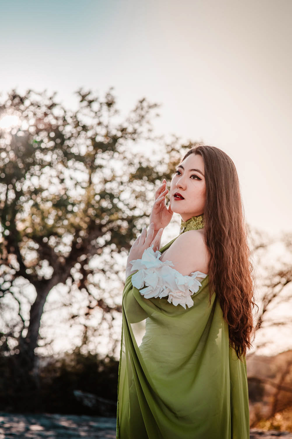 Photography: Sabrina Dunne; Styling: Nina Saraphina; Makeup/Model: Haemy Chung; Wardrobe: Bloomers and Frocks