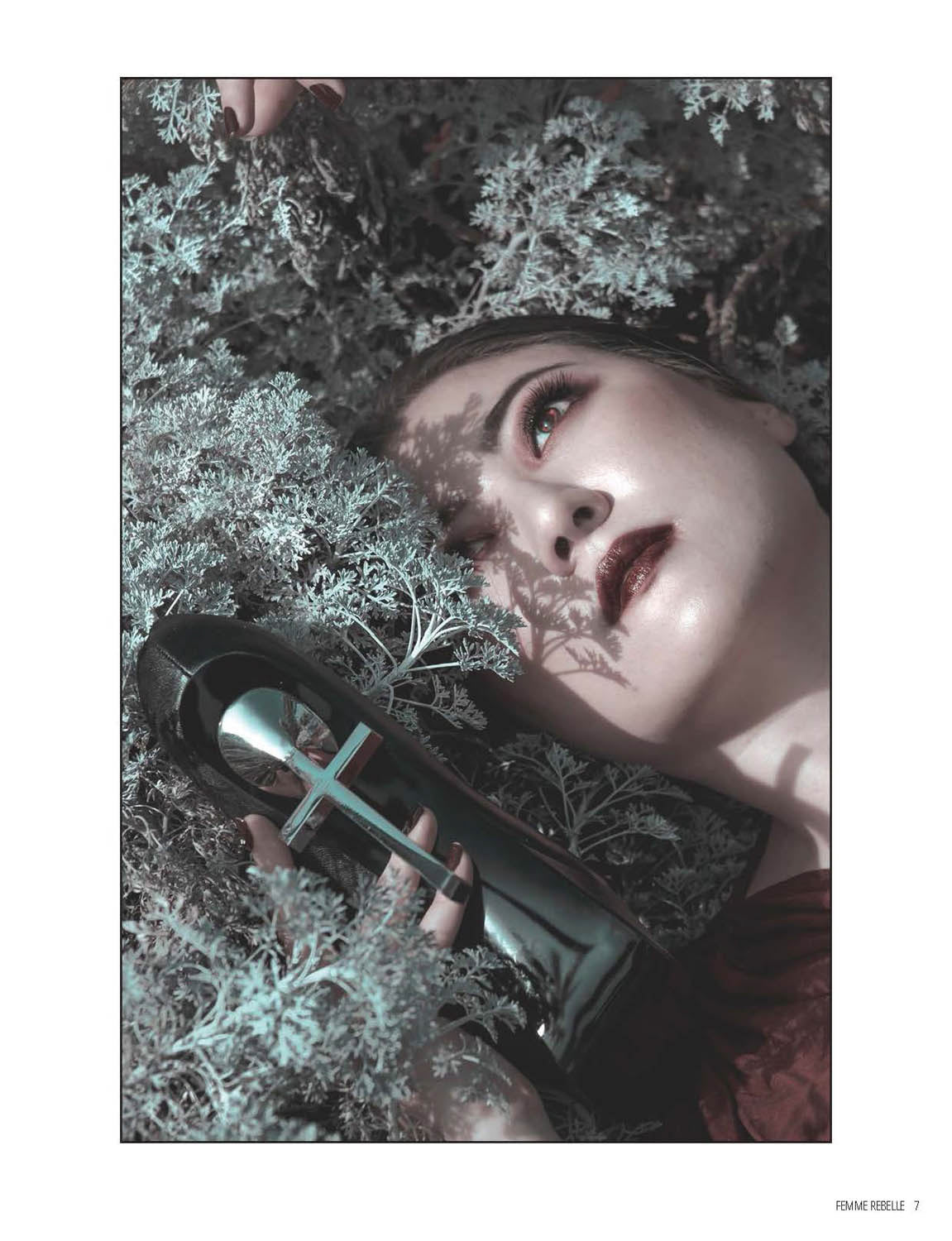 Femme Rebelle September 2018; Photography/Concept: Naomi Loghry; Makeup: Bethany Renfro; Model: Haemy Chung; Robe: Catherine D'Lish